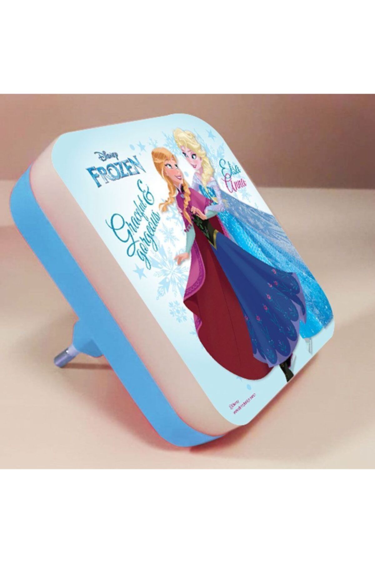 HOMİNG Frozen Elsa Mini Gece Lambası, Led' Li / Lisanslı Ürün