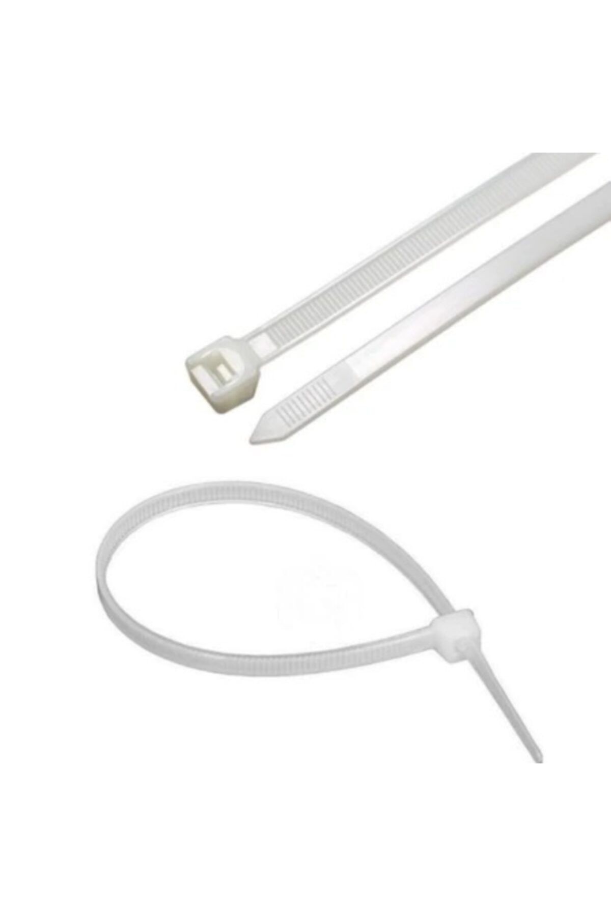 Zenith 2,5 X 100mm Beyaz Kablo Bağı & Plastik Cırt Kelepçe Paket (100adet)