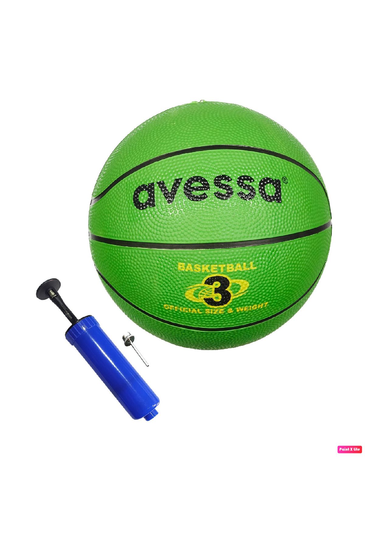 Avessa Brc-3 Basket Topu Unisex Kauçuk Soft Touch Basketbol Topu 280 gr No 3 + Pompa