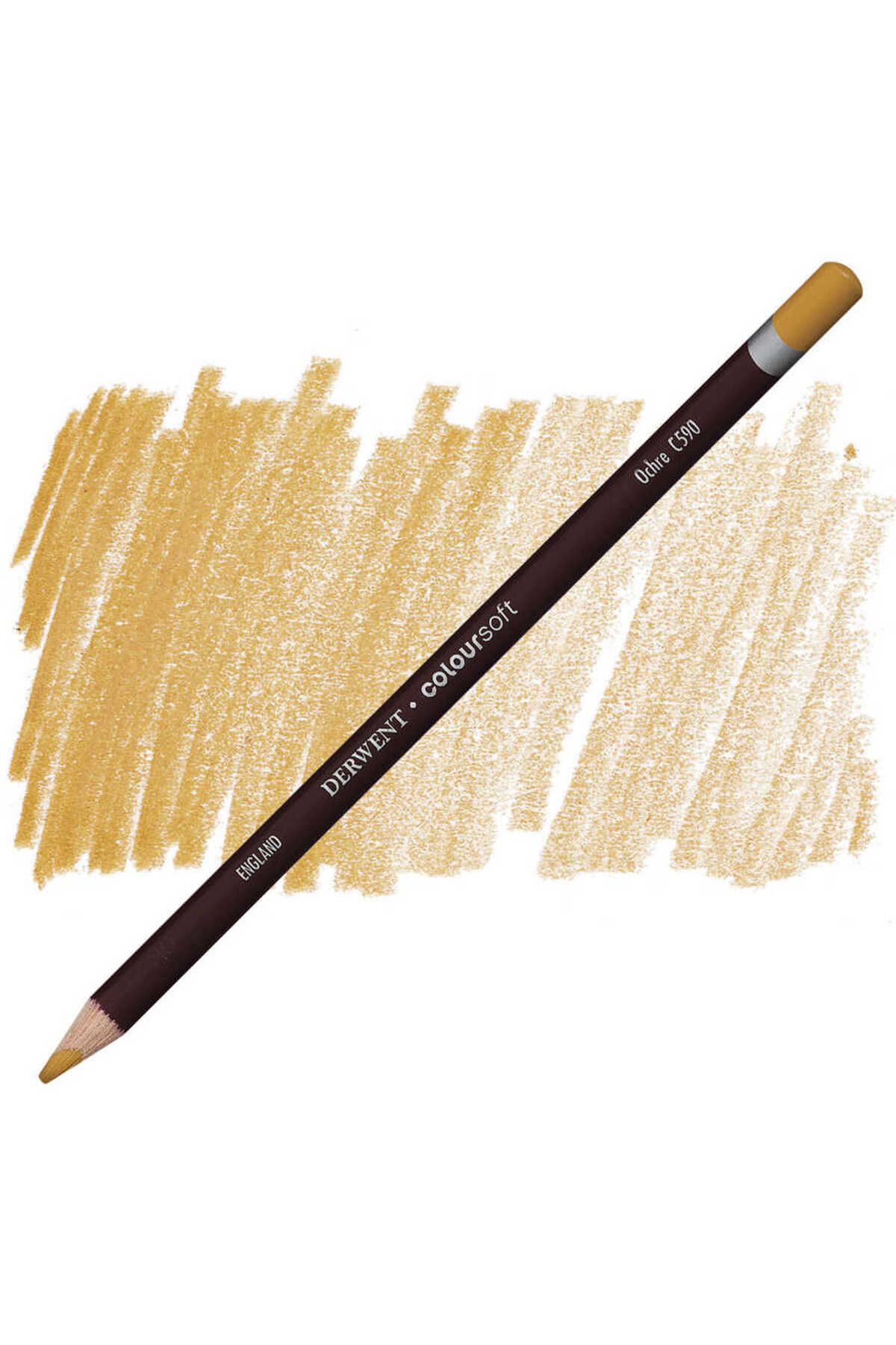 Derwent Coloursoft Pencil Yumuşak Kuruboya Kalemi C590 Ochre