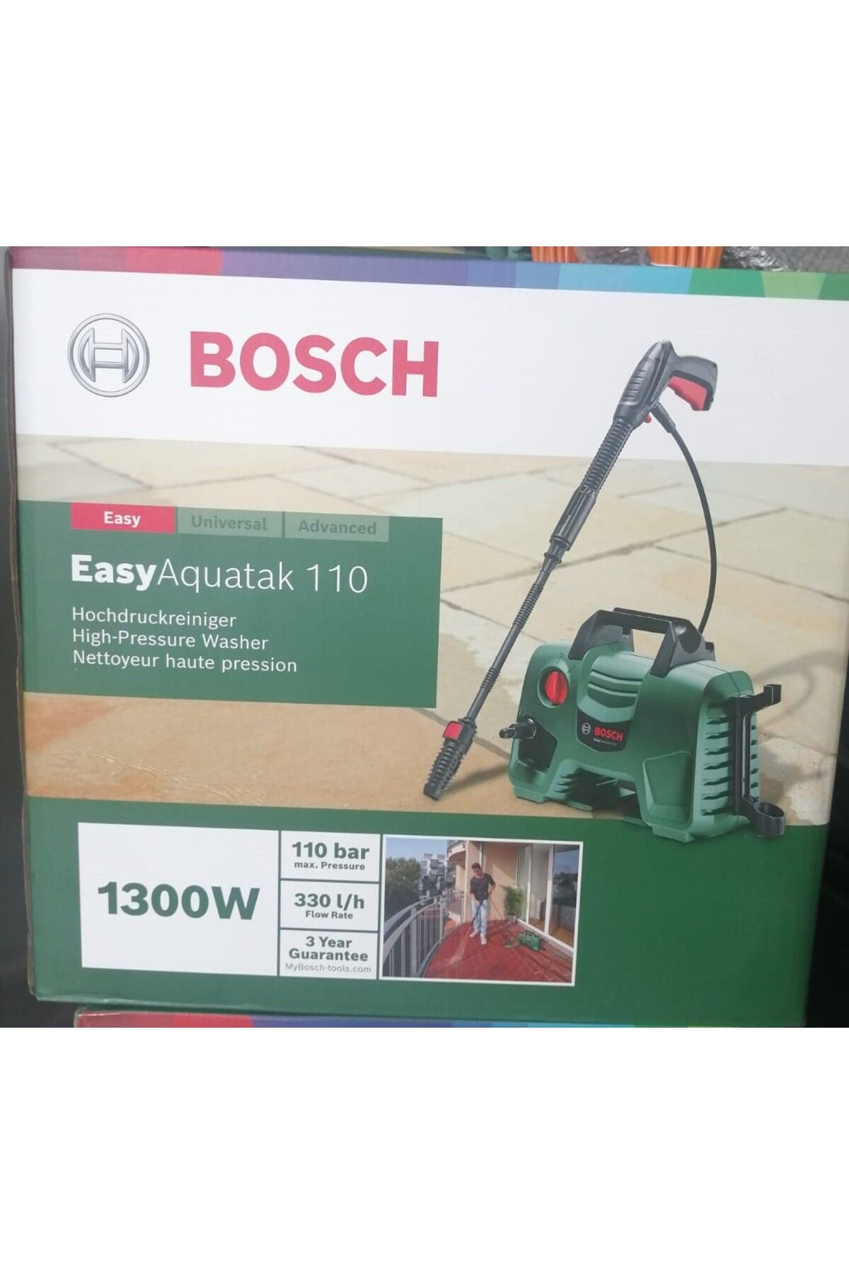 Bosch Easyaquatak 110 Basınçlı Yıkama Makinesi