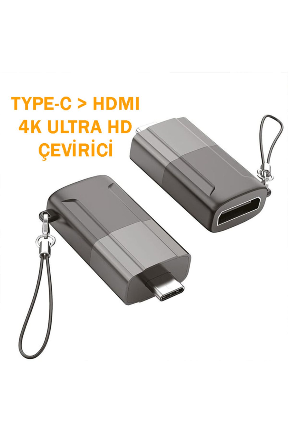 Dexmon Yüksek Kalite Type-c To HDMI 4K Ultra HD Çeviriçi Dönüştürücü Telefon Tablet Macbook Laptop Uyumlu