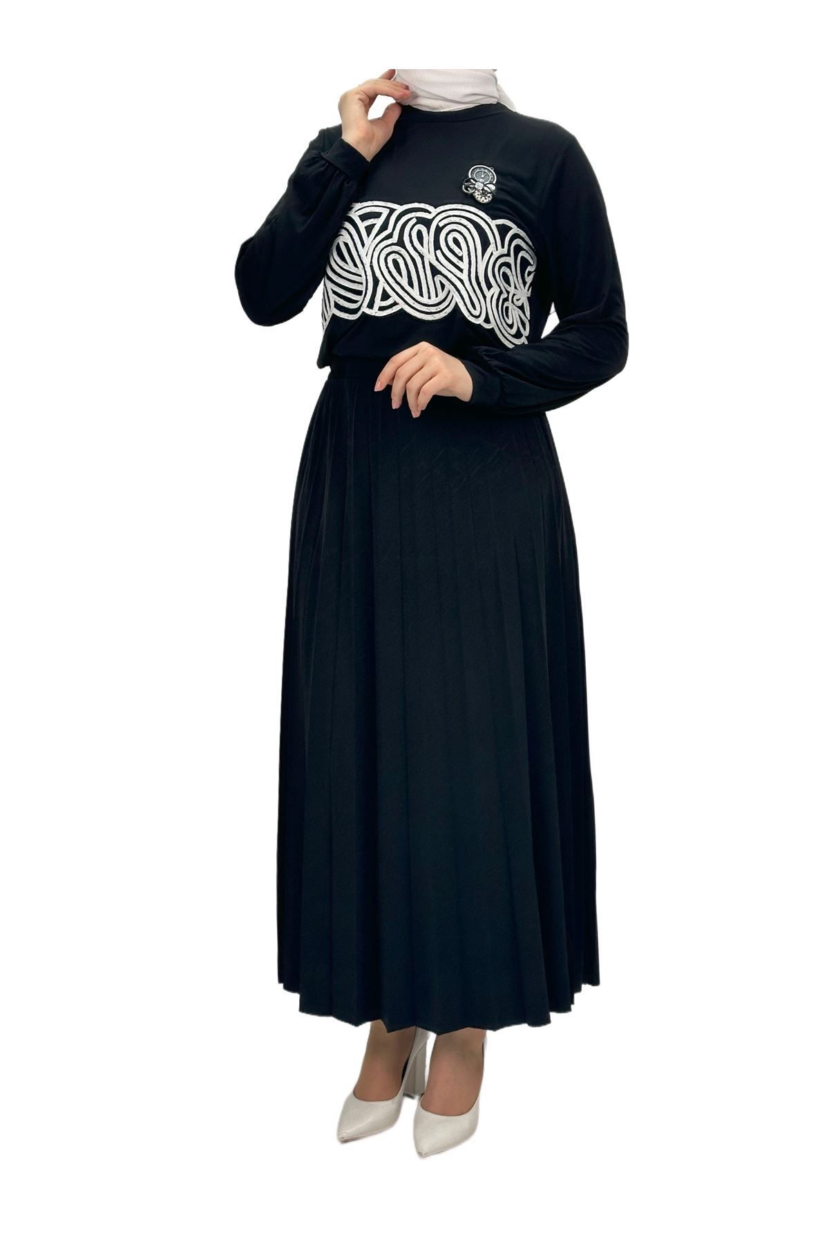 ottoman wear OTW1952 Etekli Takım Siyah