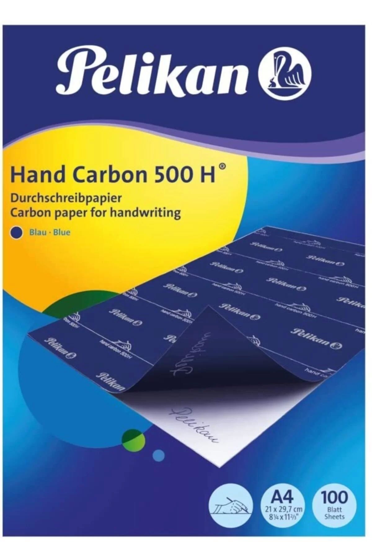 Pelikan 500 H Hand Mavi Karbon Kağıdı (100'LÜ)