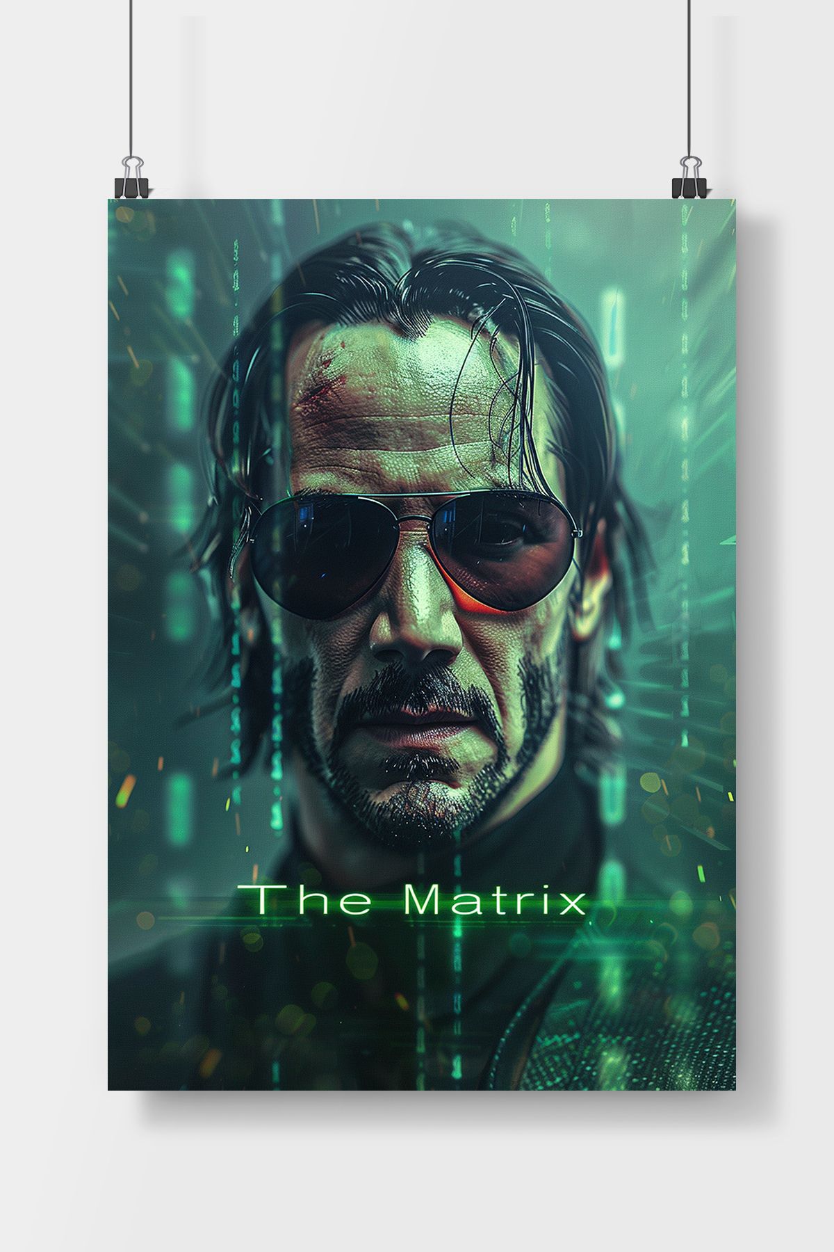 TREND The Matrix x John Wick Film Posteri - Çerçevesiz Parlak Fotoğraf Kağıdı