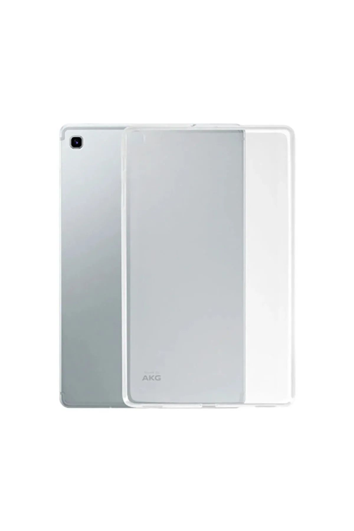 Fibaks Galaxy Tab A7 Sm-t500-t507 Uyumlu Şeffaf Silikon Kılıf Ekran Koruyucu Kalem