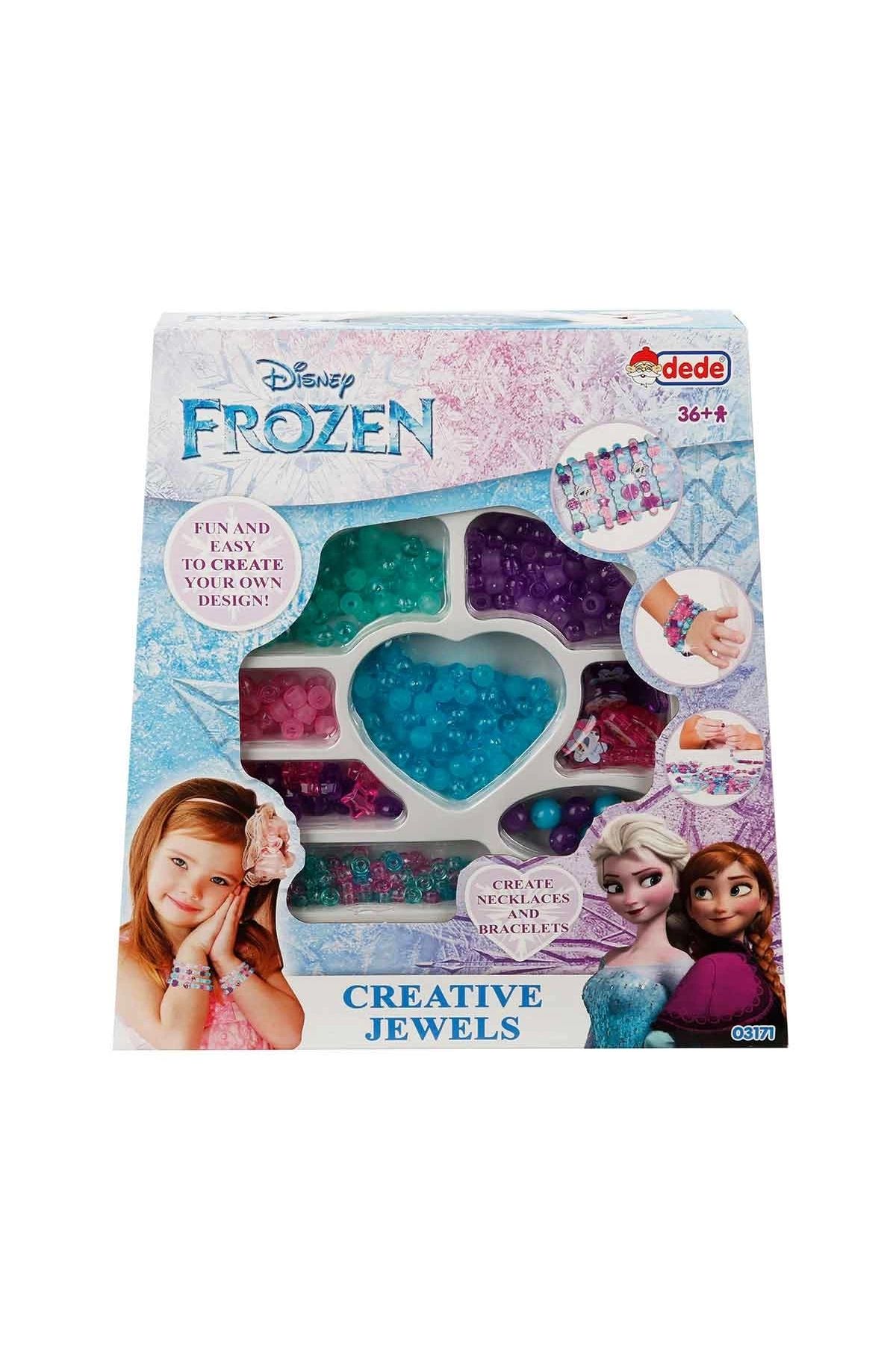 DEDE Frozen Lisanslı Çantalı Boncuk Takı Seti