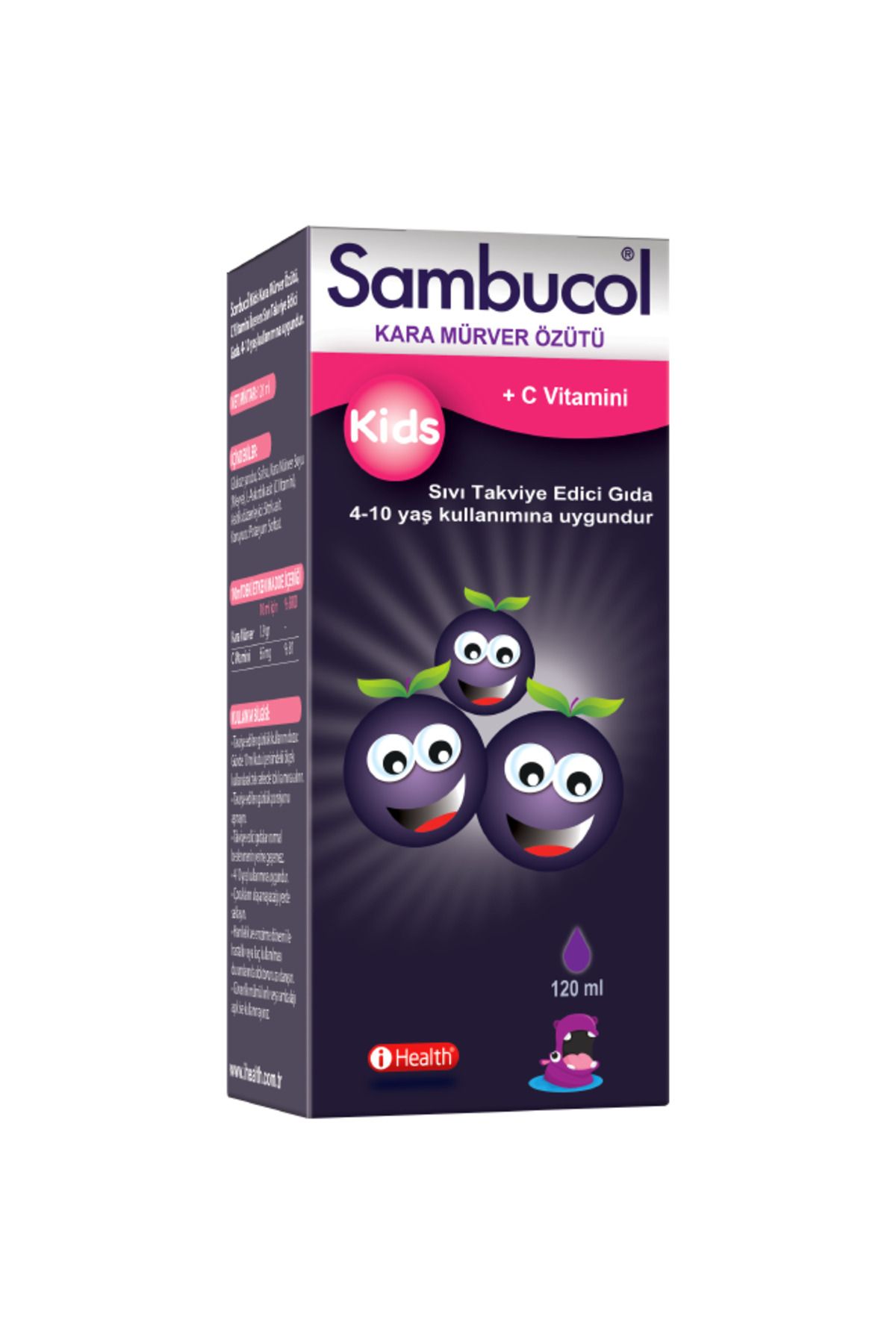 Sambucol -kids Black Elderberry Extract Şurup 120 ml