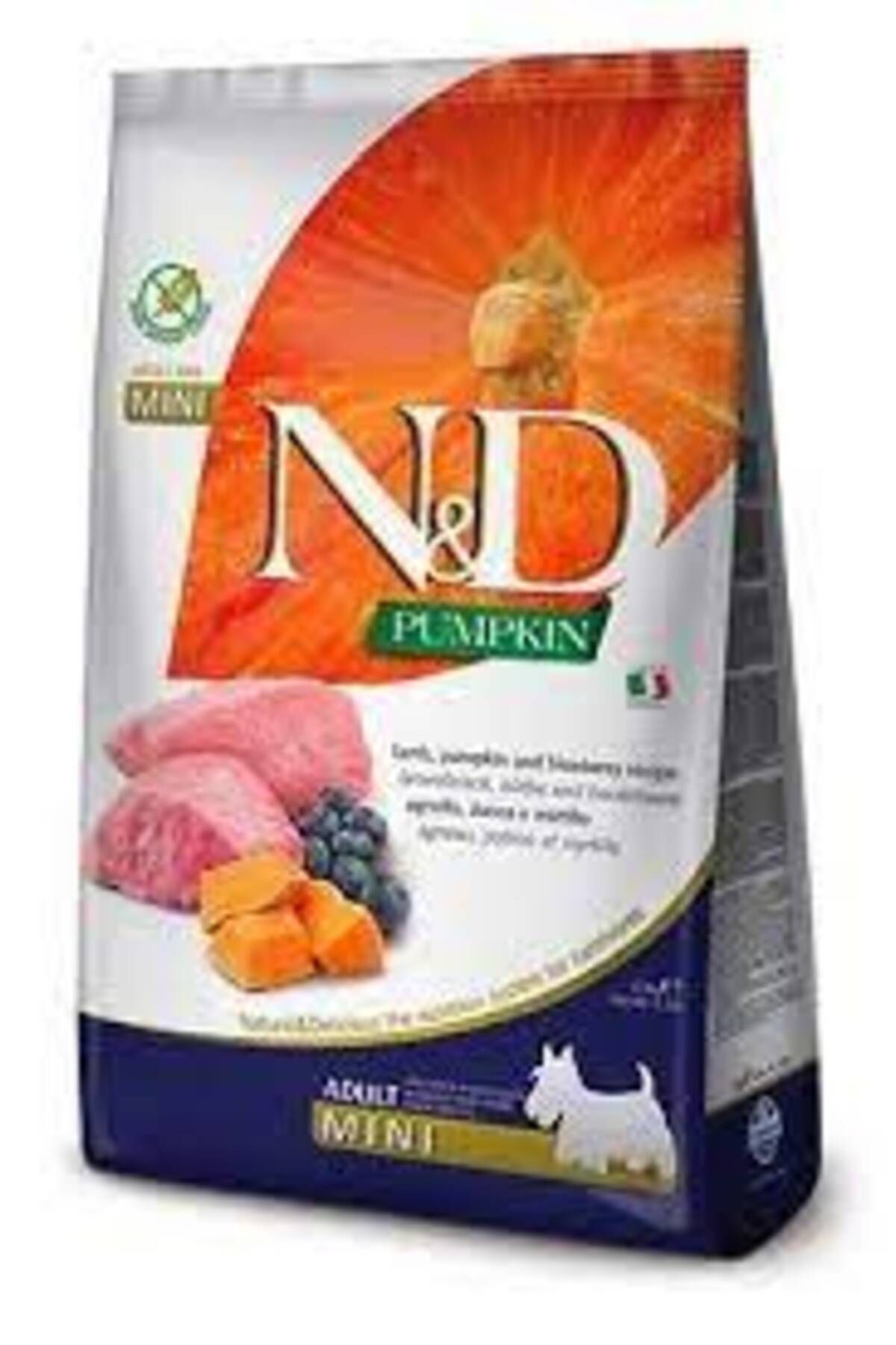 N & D Pumpkin Kuzu Etli Balkabaklı Ve Yaban Mersinli 2.5 Kg Küçük Irk Yetişkin Köpek Maması