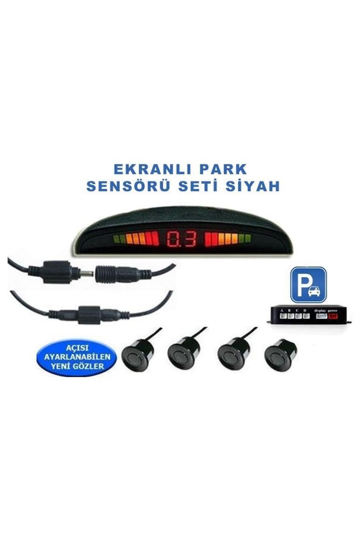 Tetra Park Sensörü Ses Ikazlı Oval Göstergeli (22 MM) Siyah