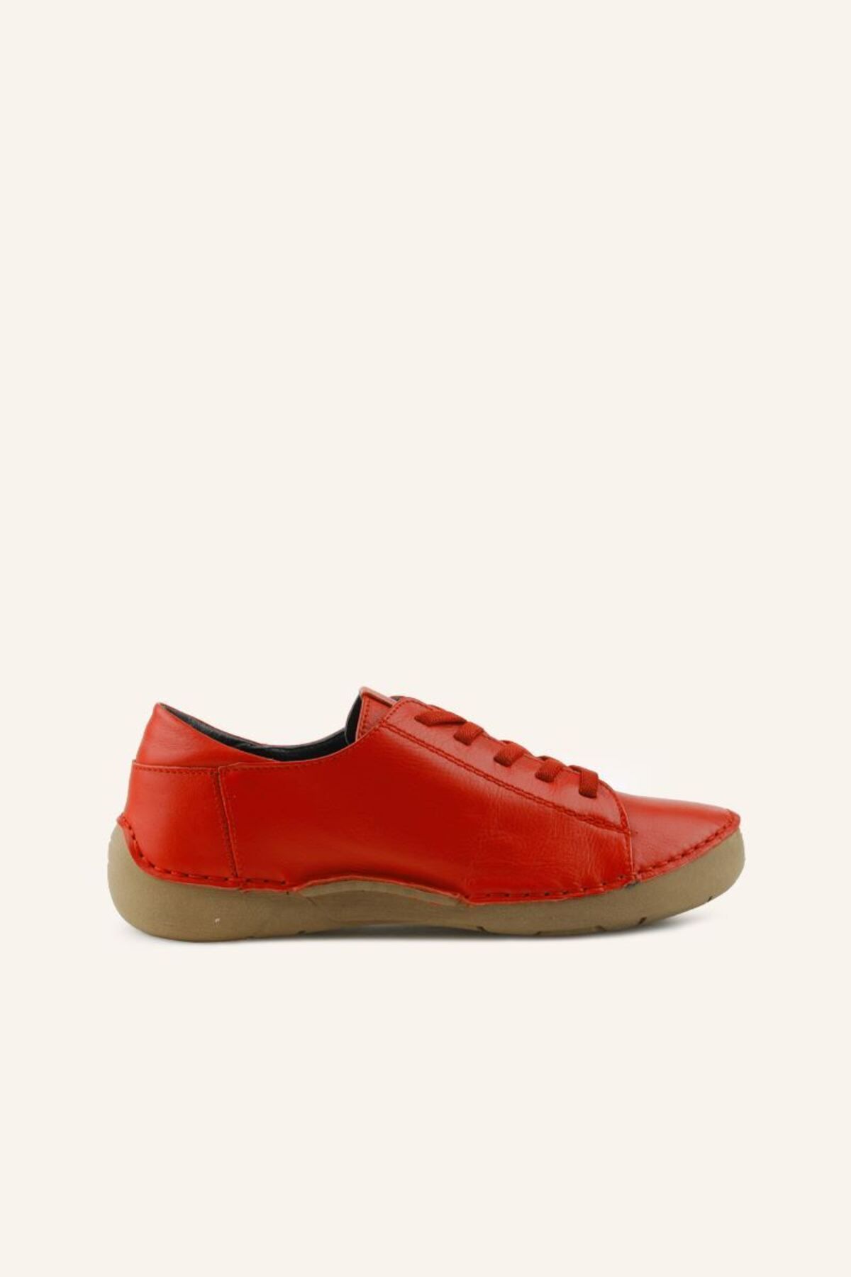 Marcatelli Kırmızı Deri Ayakkabı
