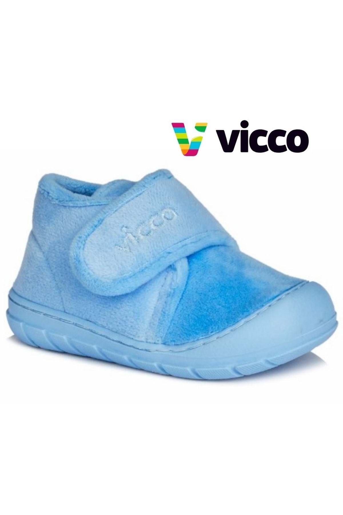Kids Club Shoes Vicco Color İlk Adım Bebek Ortopedik Çocuk Panduf Spor Ayakkabı MAVİ
