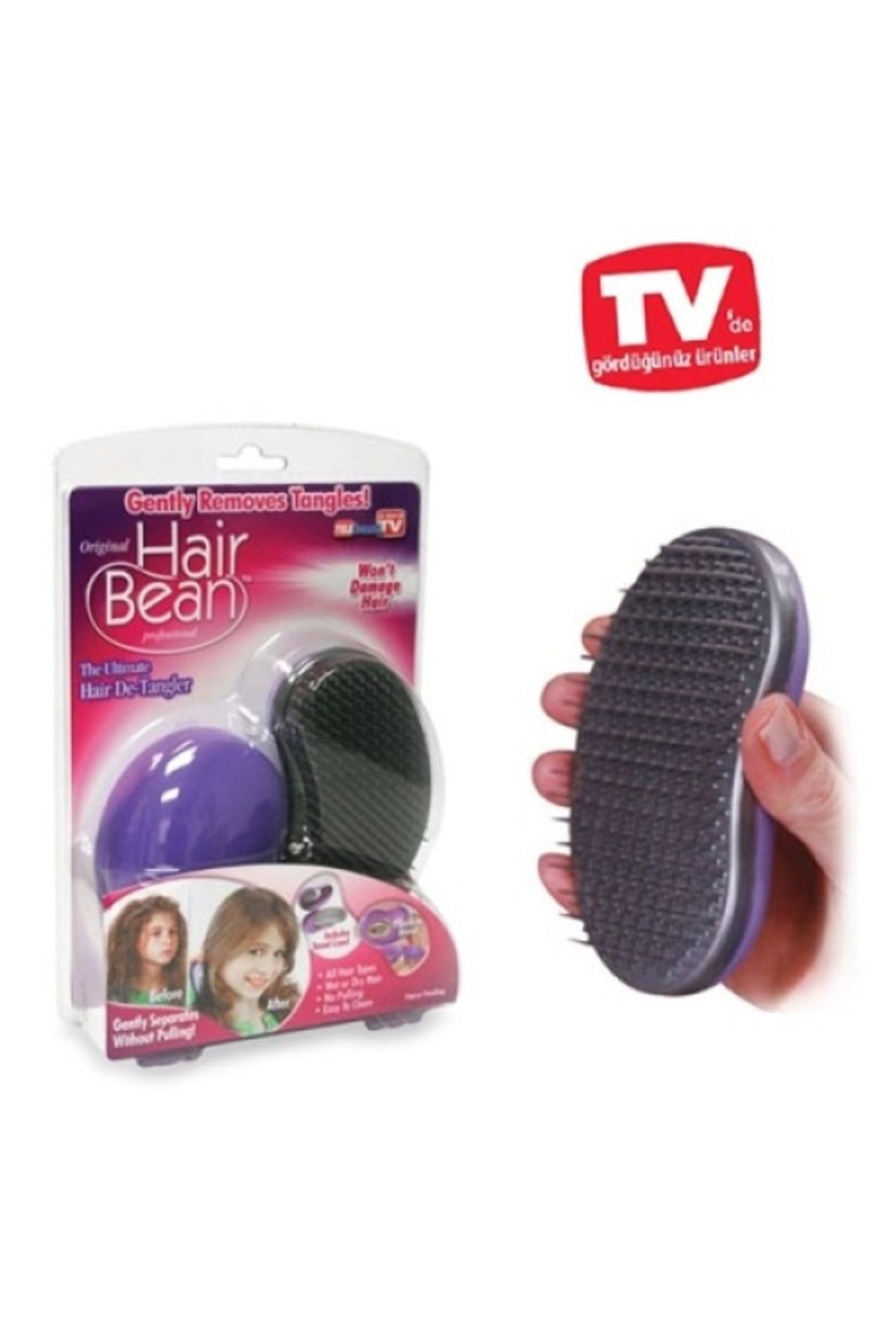 Genel Markalar CLZ192 Saç Düzleştirici Tarak Hair Bean