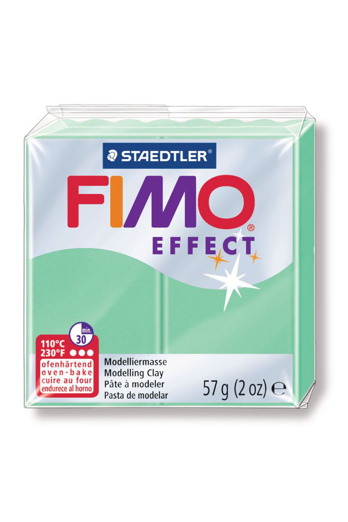 Staedtler Fimo Effect Polimer Kil 57gr. Jade Green
