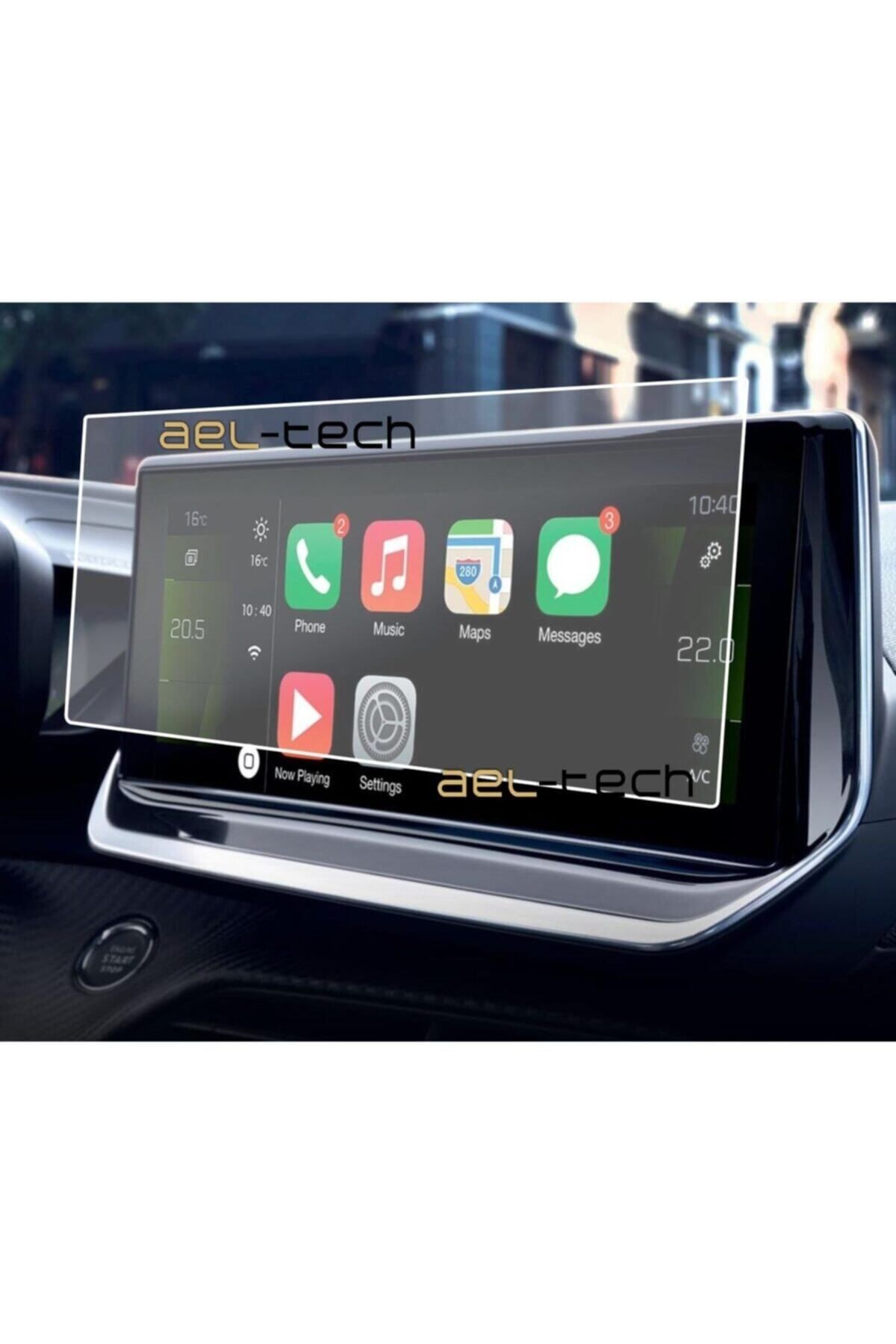ael-tech Peugeot 3008 Navigasyon 10 Inç Uyumlu Nano Ekran Koruyucu