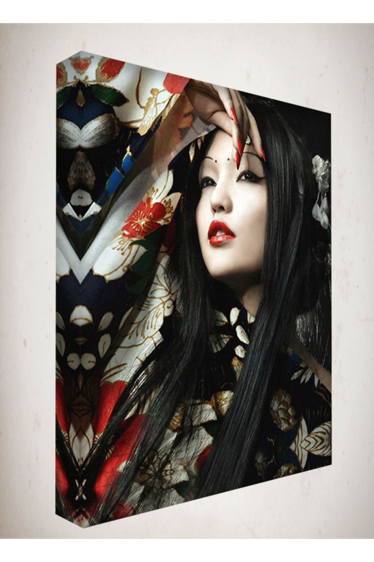 Dekor Kanvas Tablo - Atif Resimler Japon Kadın - Dkr41