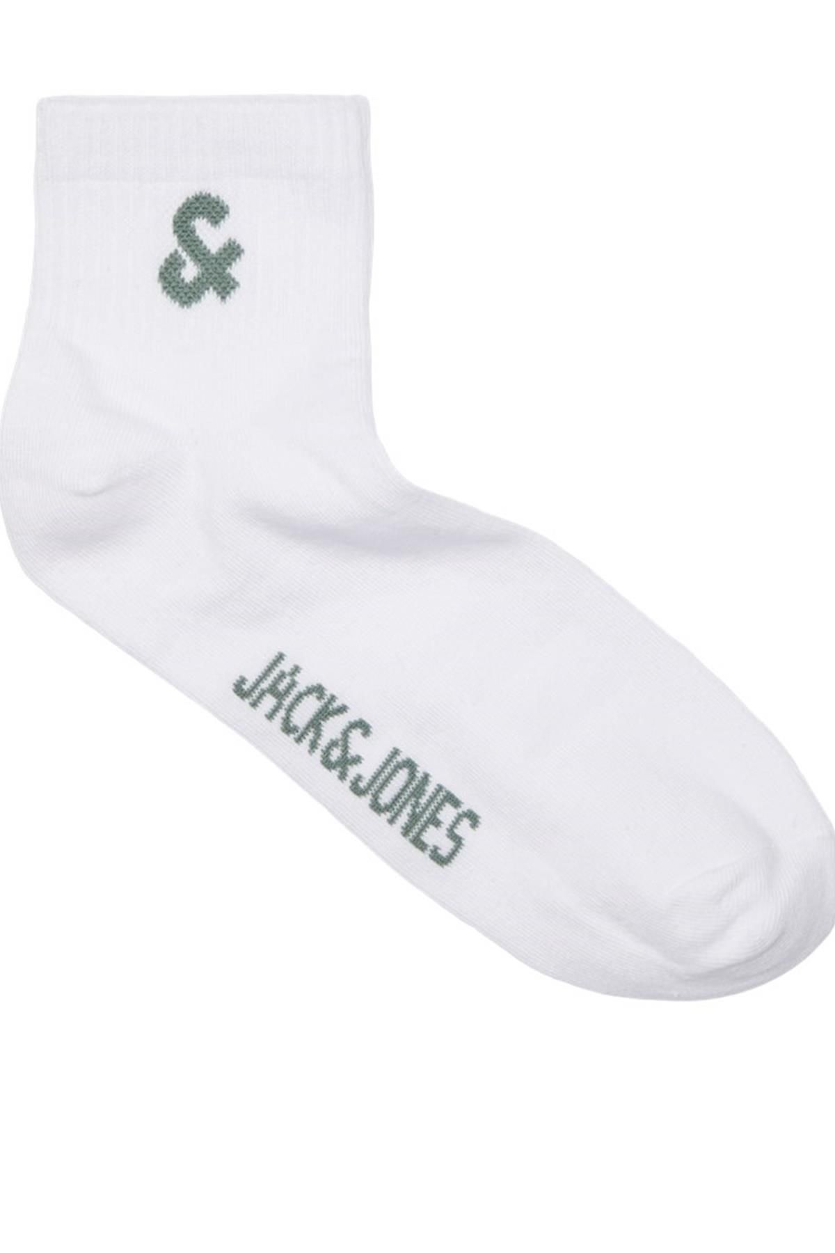 Jack & Jones JACK&JONES JACMIKE SHORT TENNIS SOCK 12256335 YEŞİL