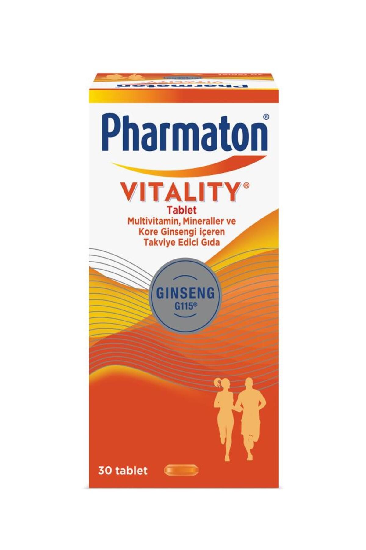 Pharmaton Vitality 30 Tablet - Ginseng G115, Multivitamin Ve Mineraller