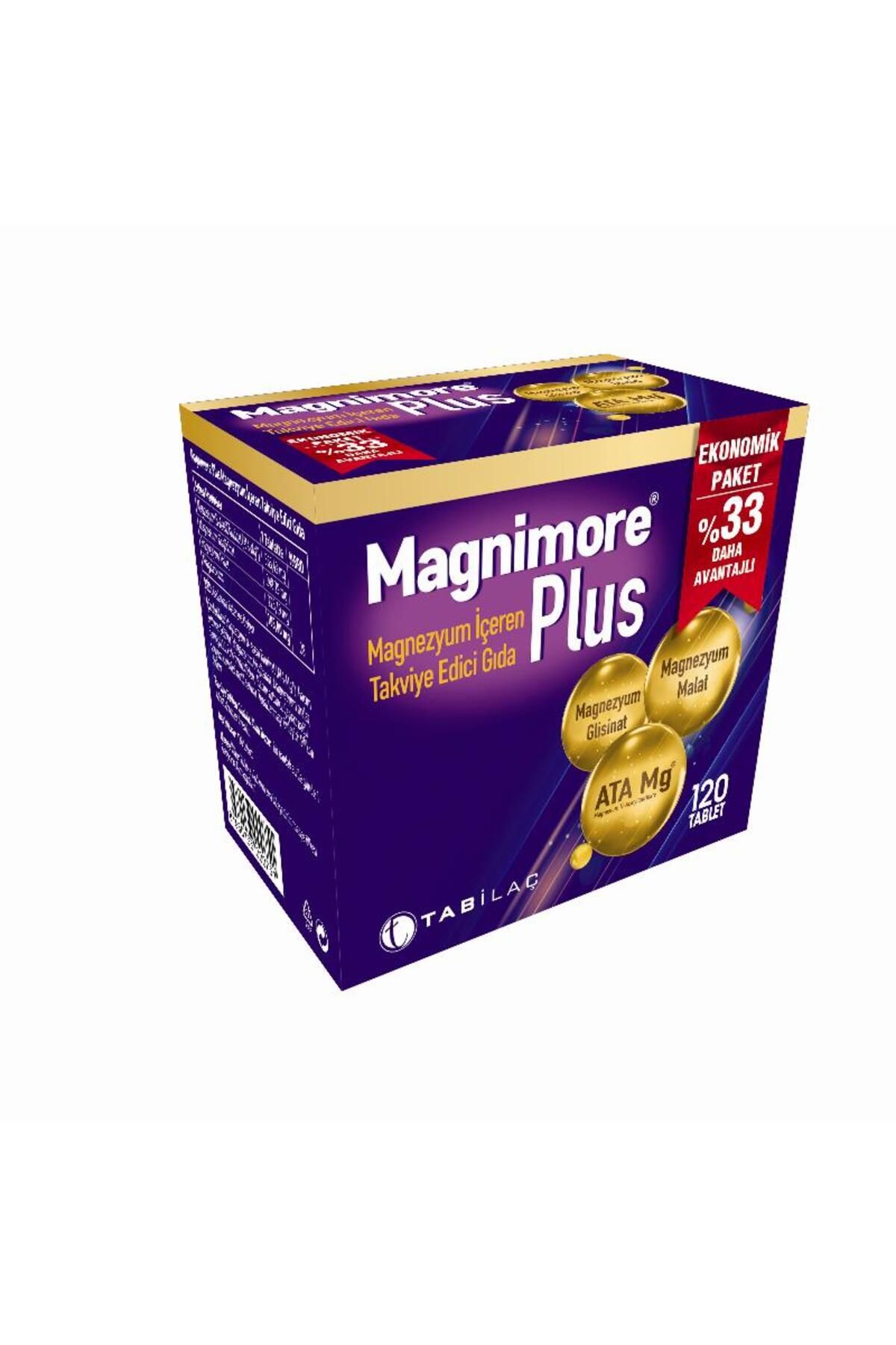 Magnimore Tab Ilaç Plus 120 Tablet Ekonomik Paket