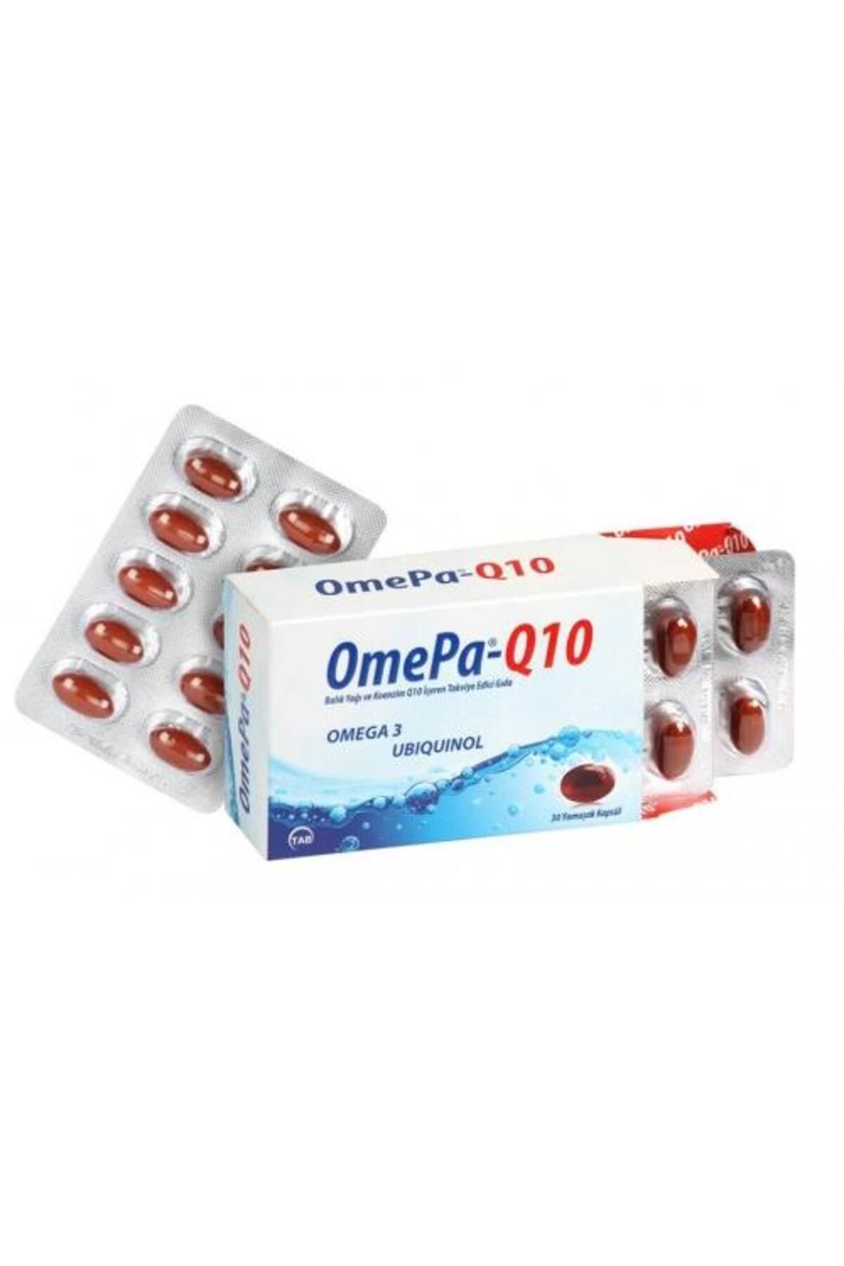 Omepa Tab Ilaç -q10 Omega3 Ubiquinol Balık Yağı 30 Kapsül