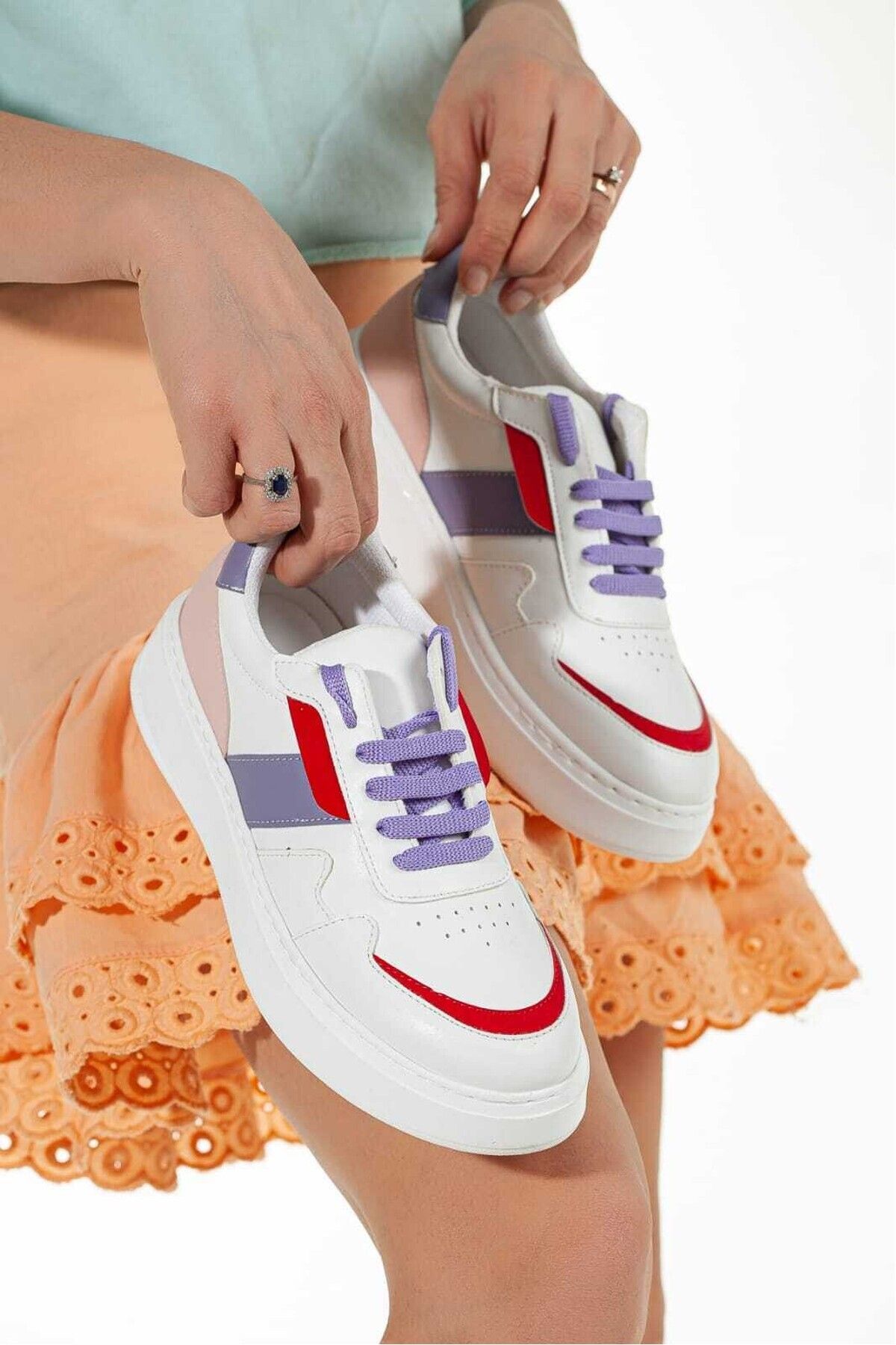 MODATALİKA Modatalika Kadın Renkli Şık Sneaker