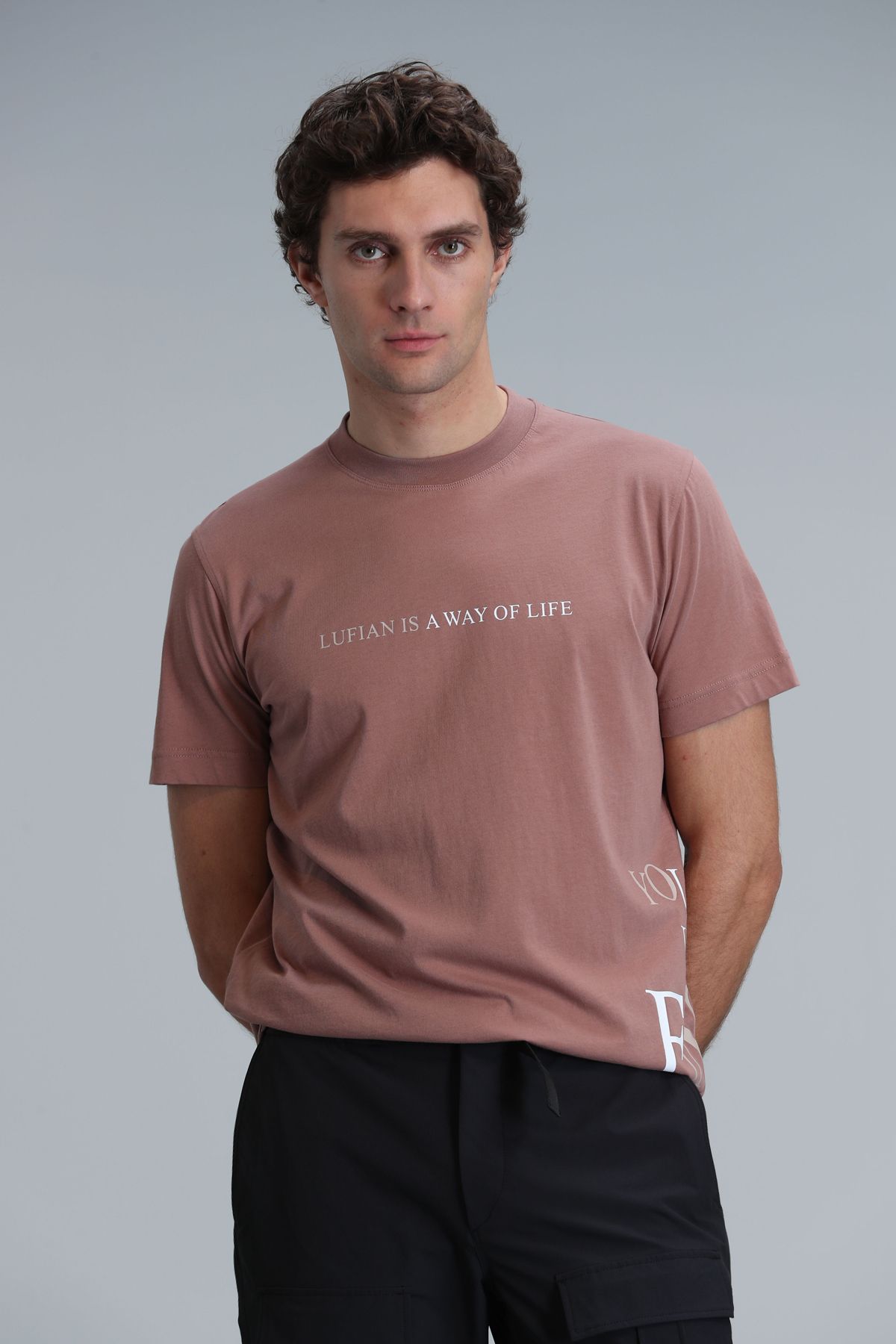 Lufian Potter Modern Grafik T- Shirt Tarçın