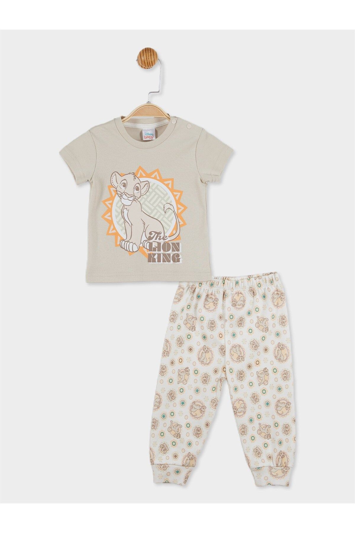 DİSNEY Aslan Kral Lisanslı Erkek Bebek Pijama Takımı 20817