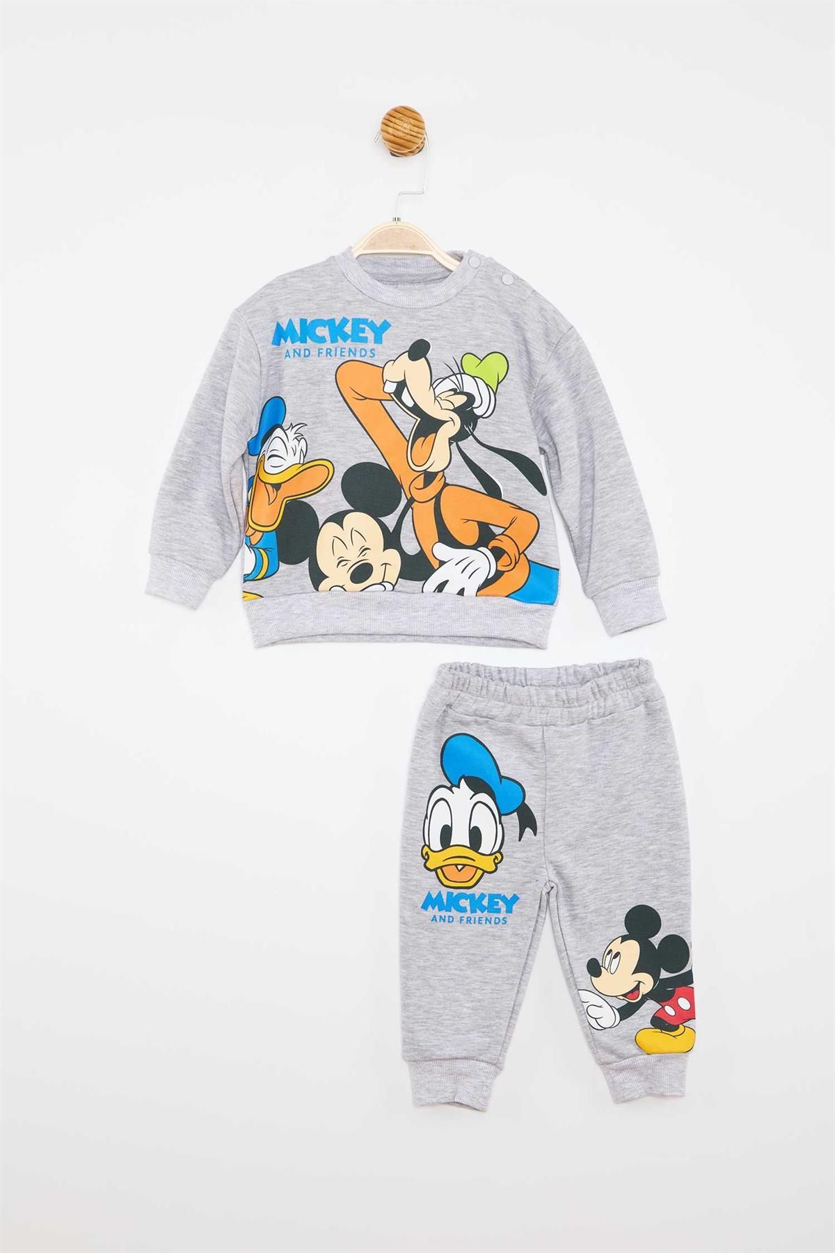 Mickey Mouse Lisanslı Erkek Bebek 2'li Takım 21159