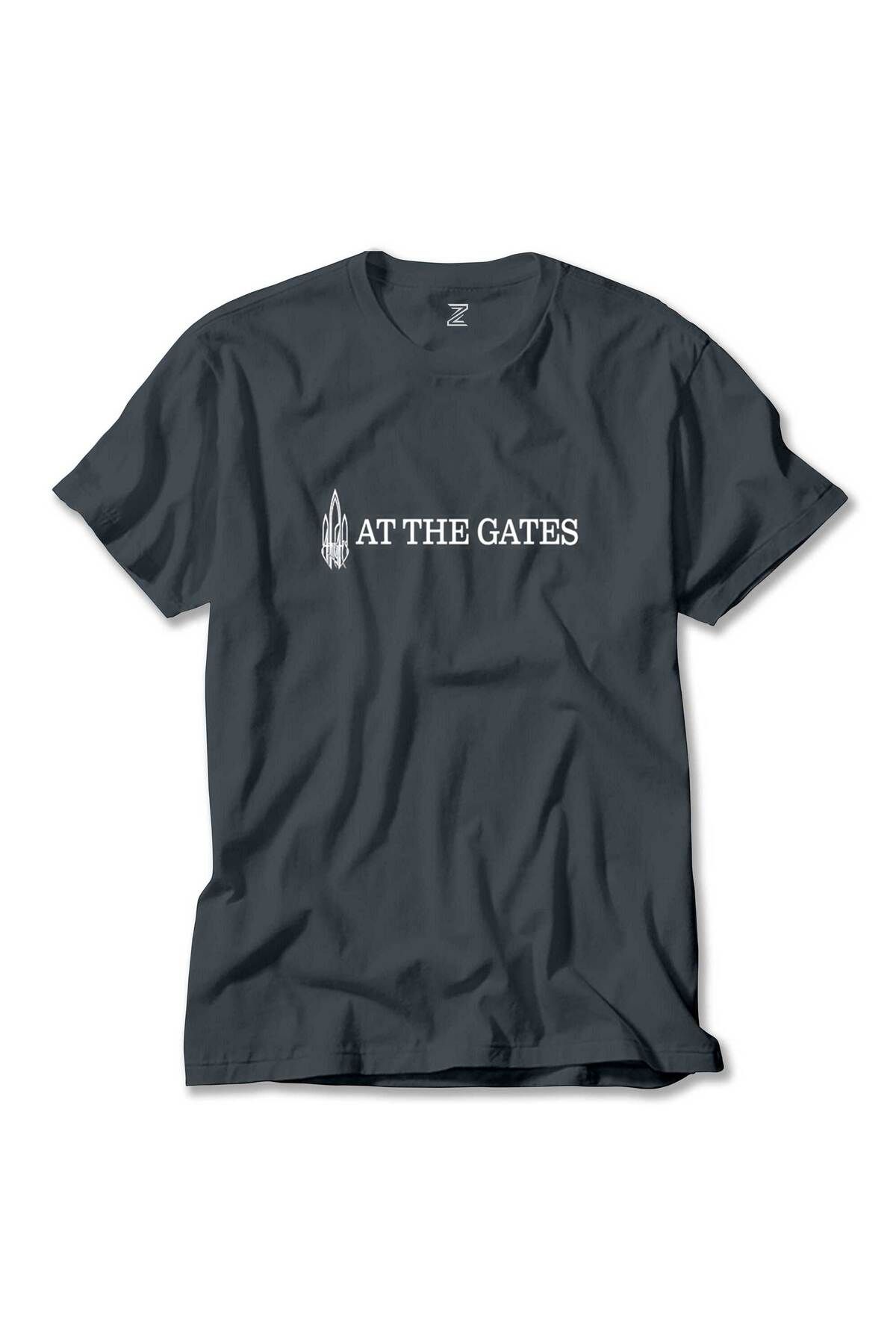 Z zepplin At The Gates Logo Füme Tişört