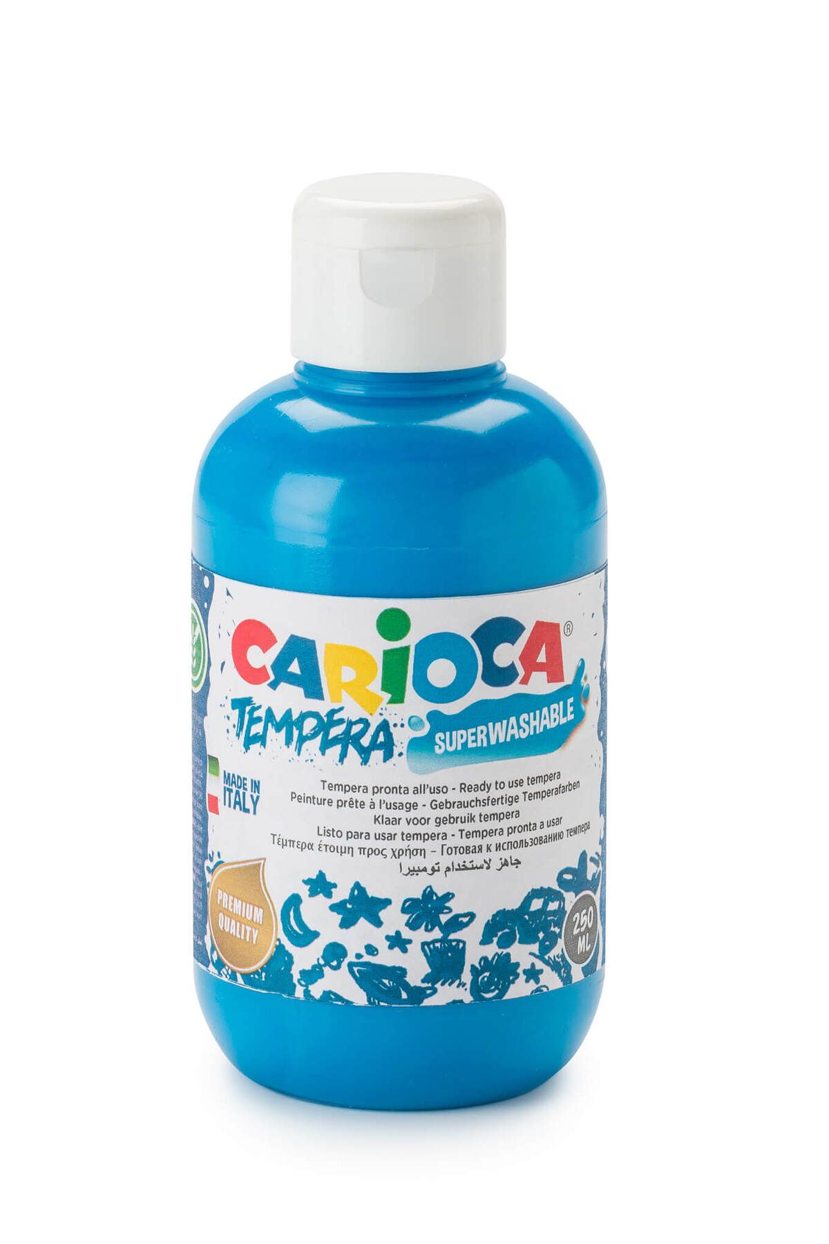 Carioca Tempera Boya (SÜPER YIKANABİLİR) 250ml - Mavi