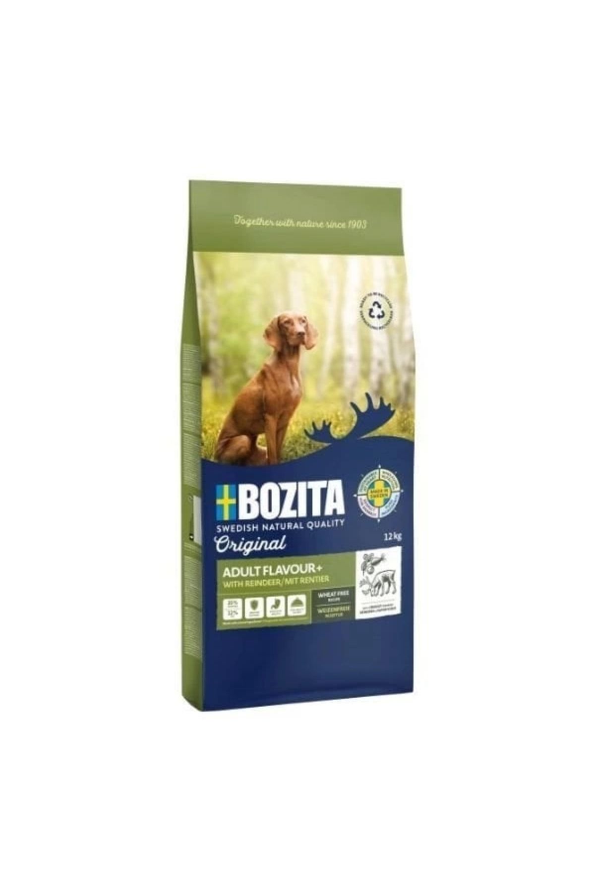 Bozita Original Adult Flavour Plus Geyik Etli Köpek Maması 12 Kg