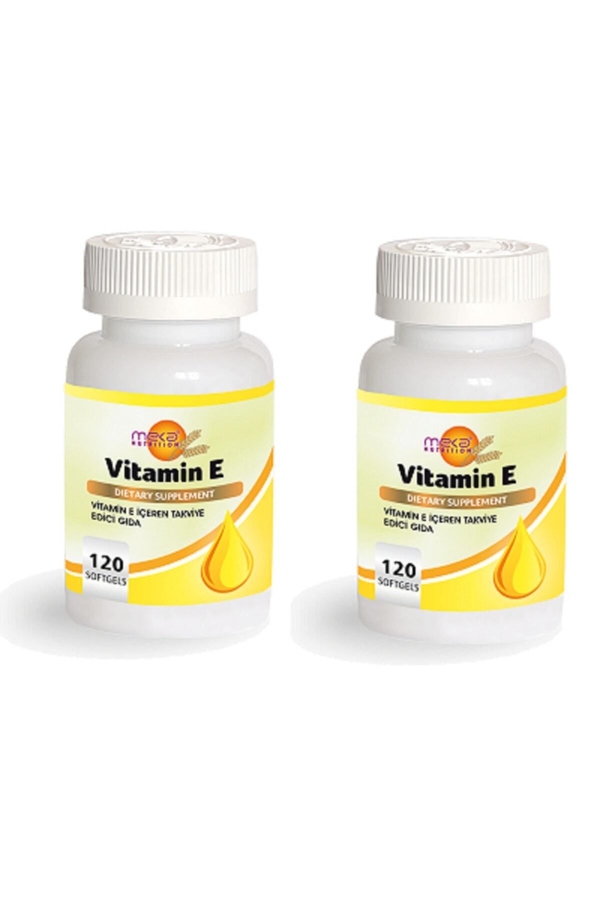 Meka Nutrition Vitamin E 120 Softgel 2 Kutu