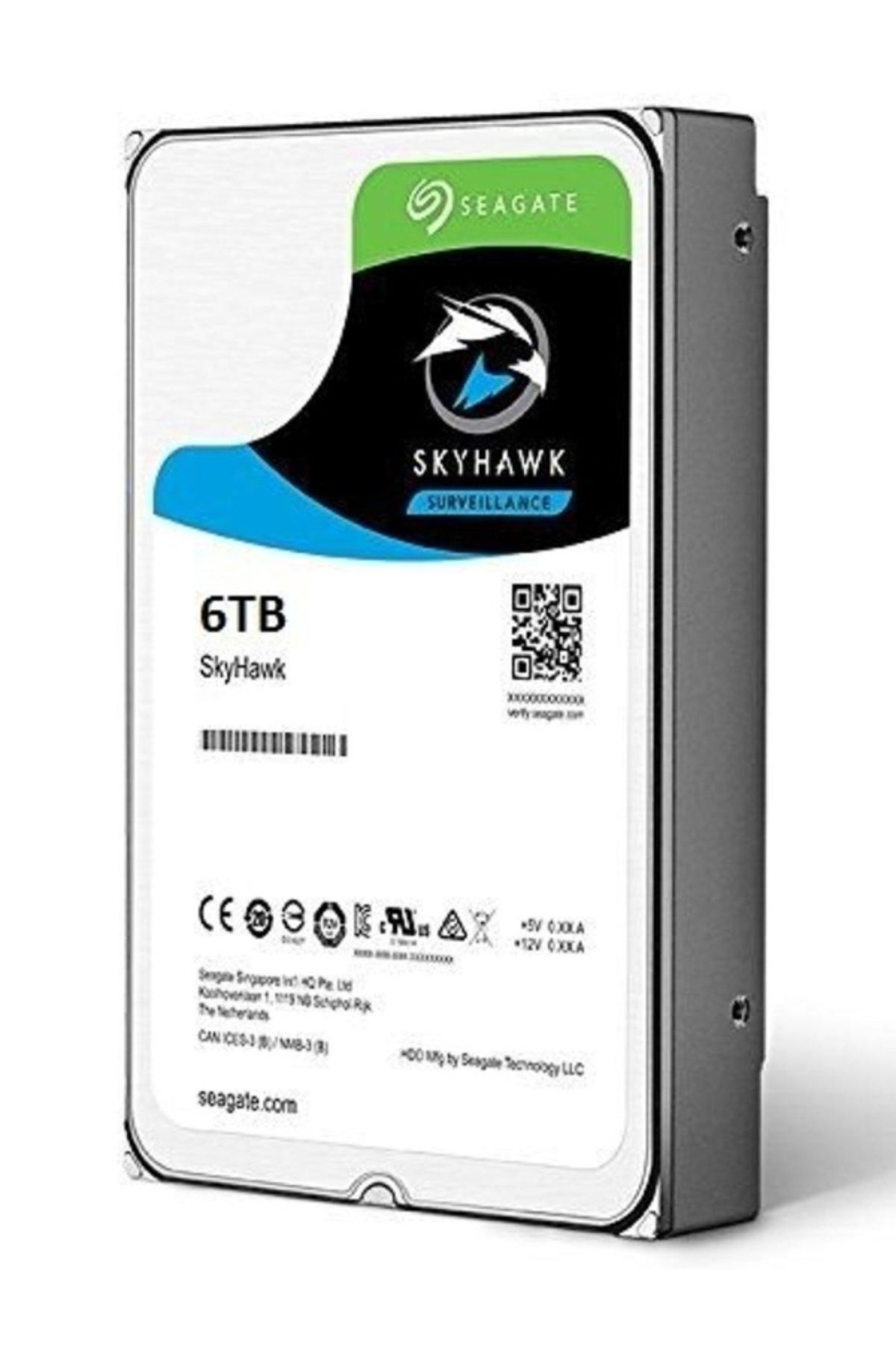 Seagate 6tb Skyhawk 3,5" 256mb 7200 St6000vx0023 Harddisk (İTHALAT)