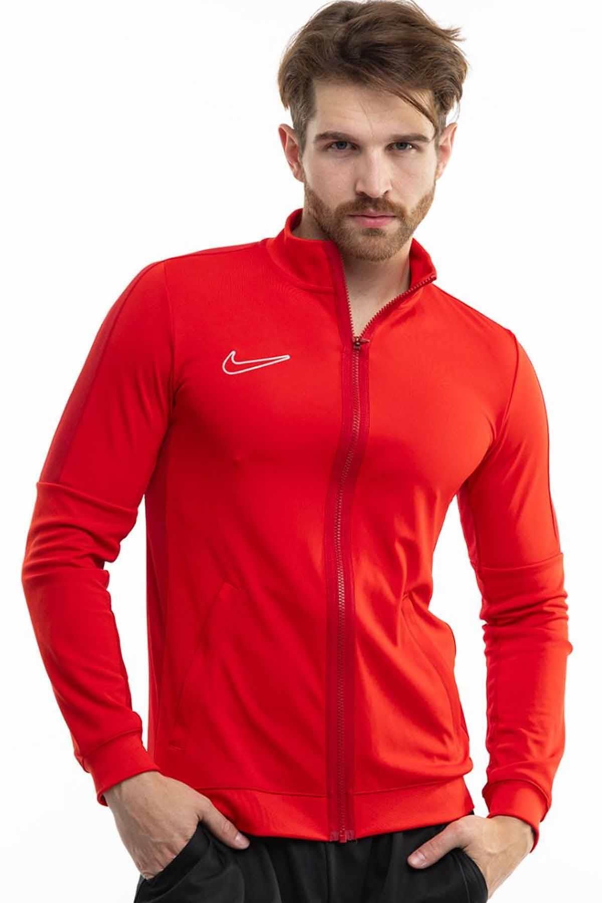 Nike Erkek Eşofman Takımı Raşel Kumaş B-1 Erkek Eşofman Takım NK1681-657-KIRMIZI