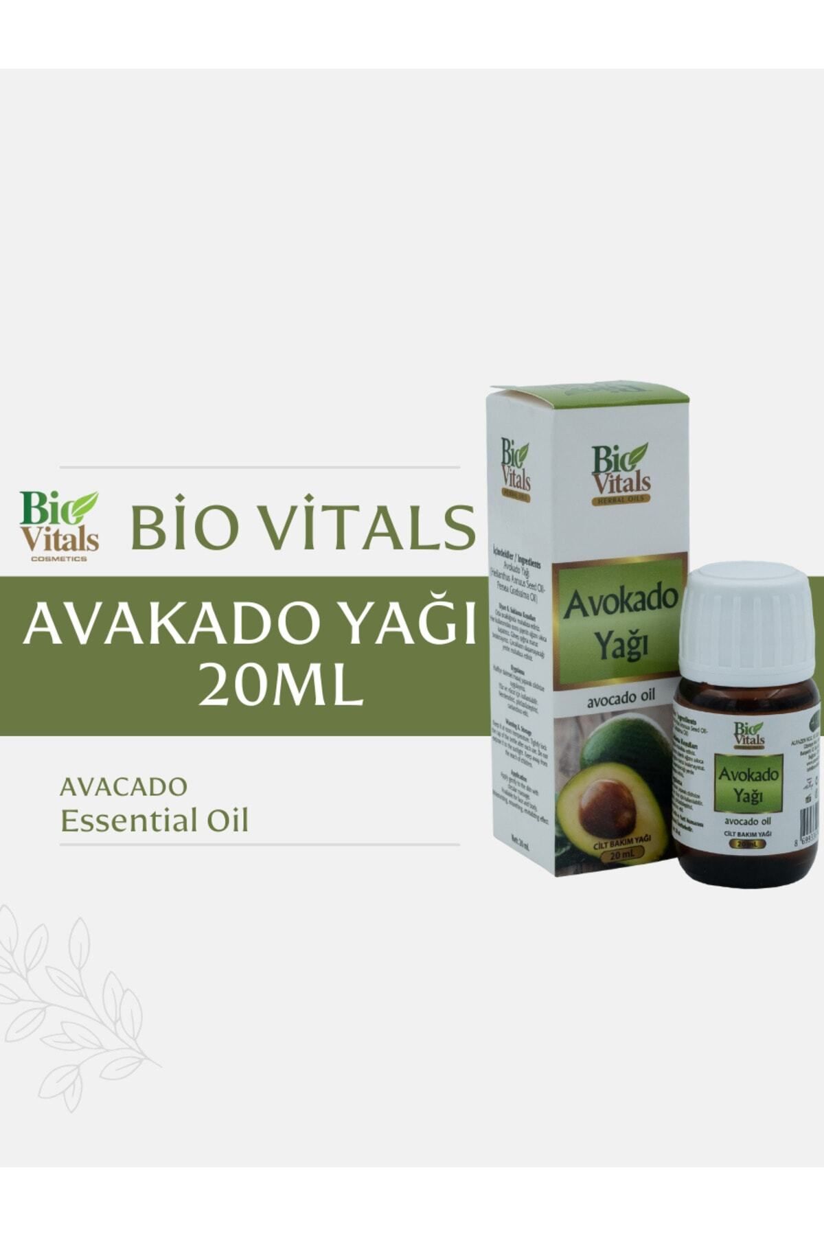 Bio Vitals Cilt Yumuşatıcı Ve Nemlendirici Avokado Yağı 20 ml
