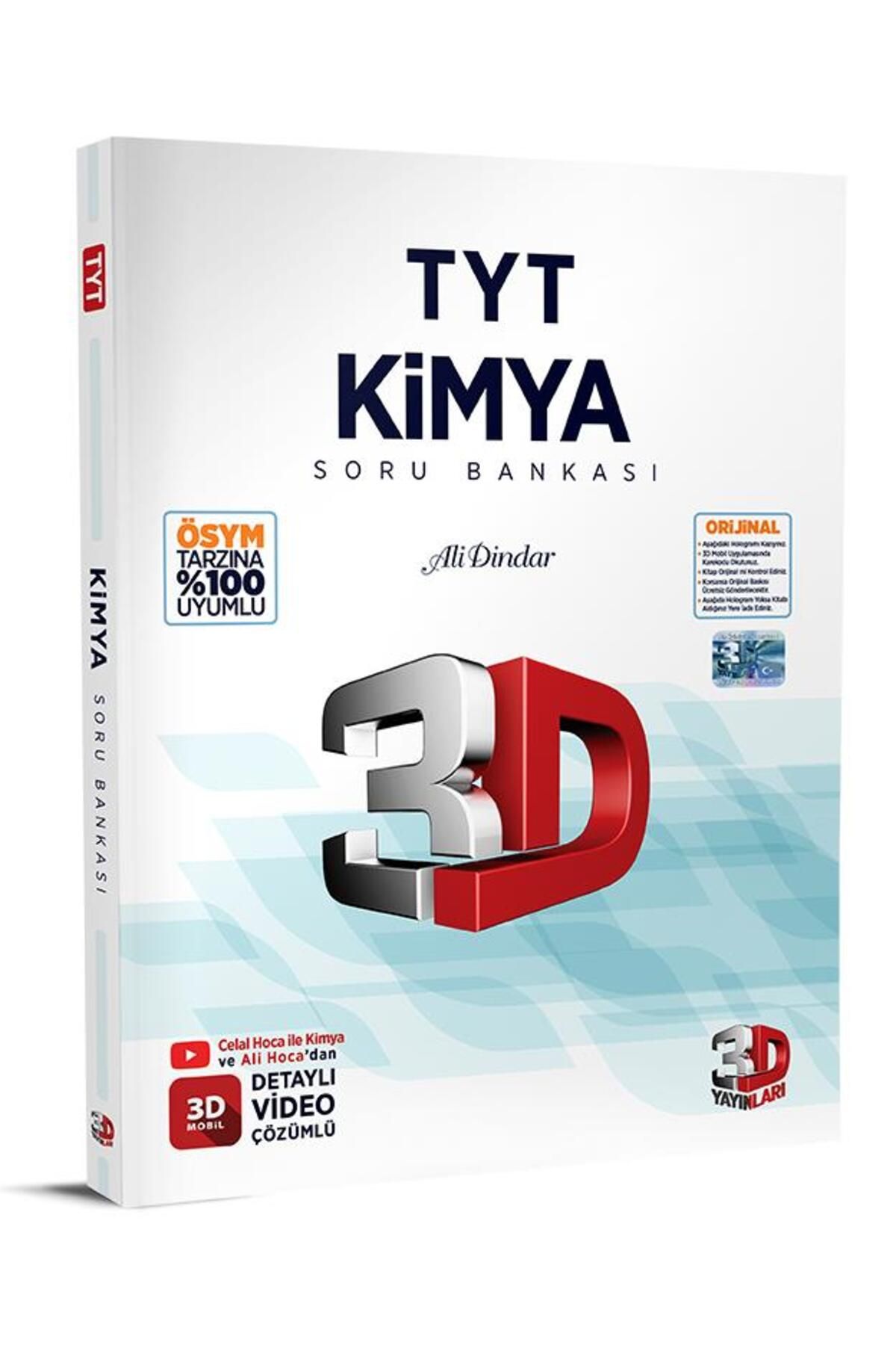 3D Yayınları 2024 TYT 3D Kimya SB