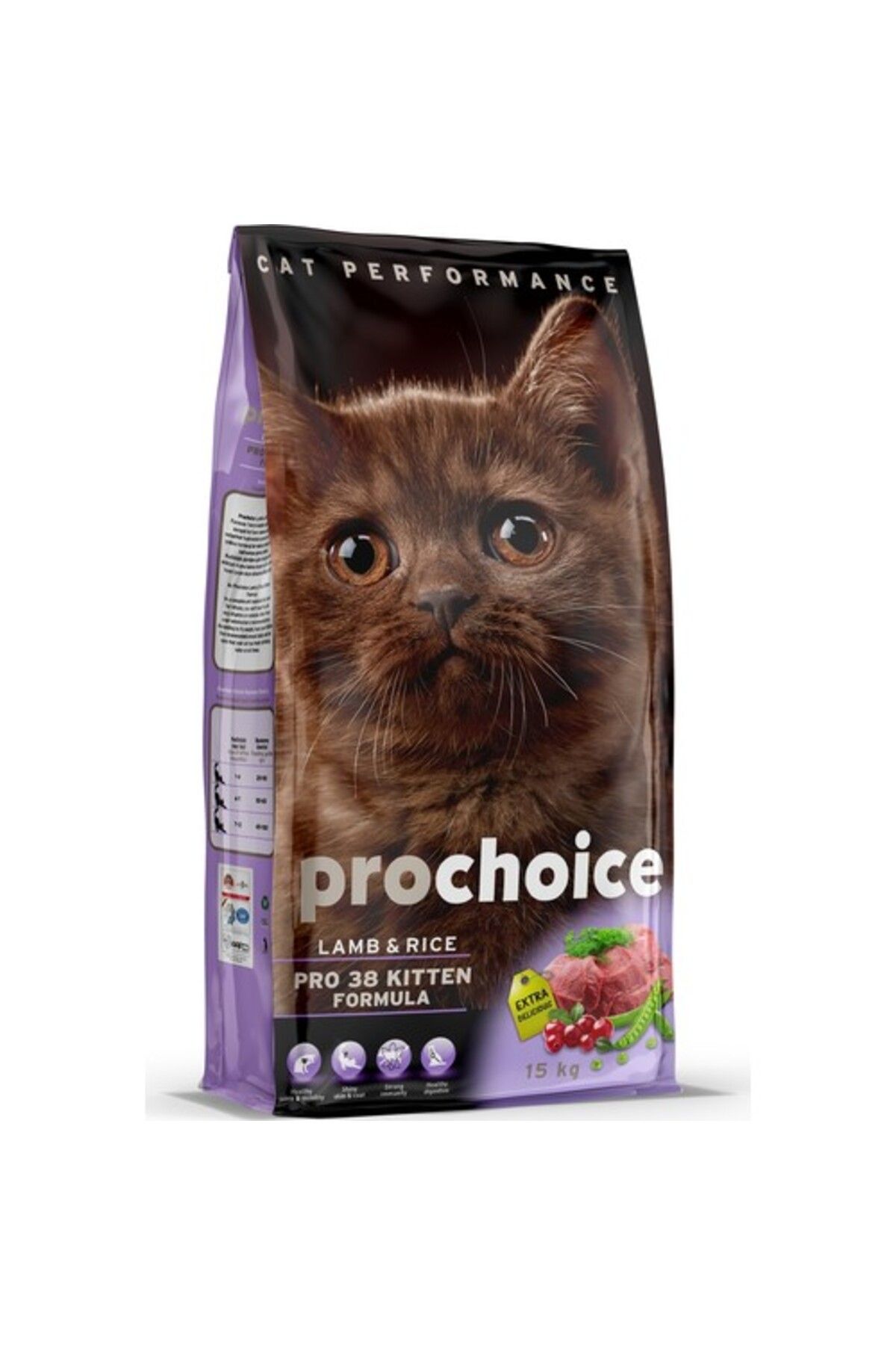 Pro Choice Pro 38 Kuzulu Pirinçli Yavru Kedi Kuru Mama 15 Kg