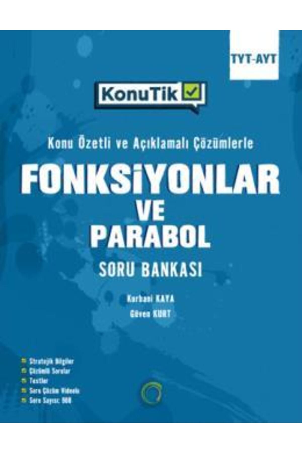 Okyanus Yayınları TYT-AYT KonuTik Fonksiyonlar ve Parabol Soru Bankası