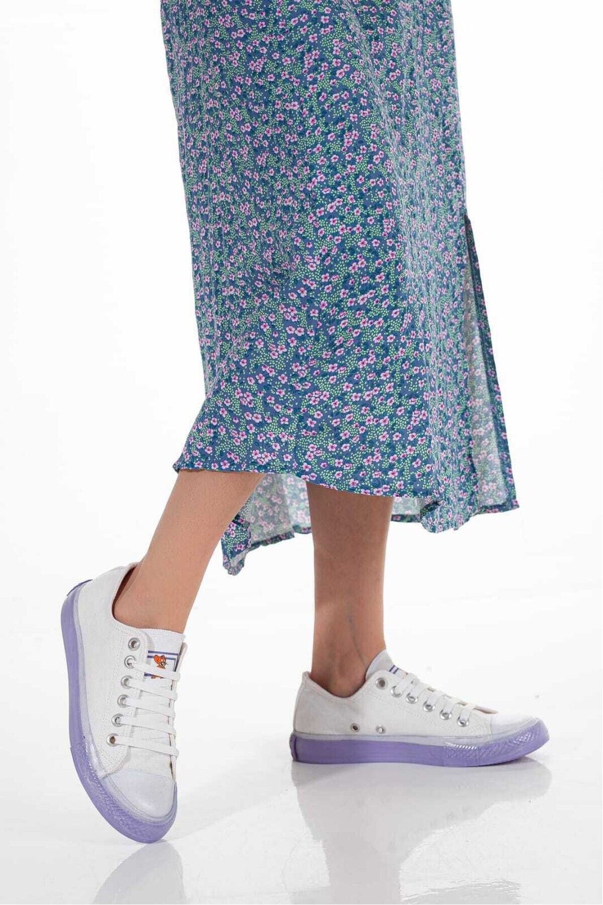 MODATALİKA Modatalika Kadın Renkli Taban Sneaker
