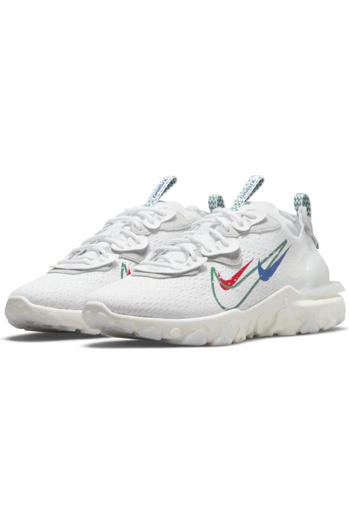 Nike React Vision ''Multi-Swoosh'' Erkek Spor Ayakkabı Sneaker DM9095-100 DAR KALIP