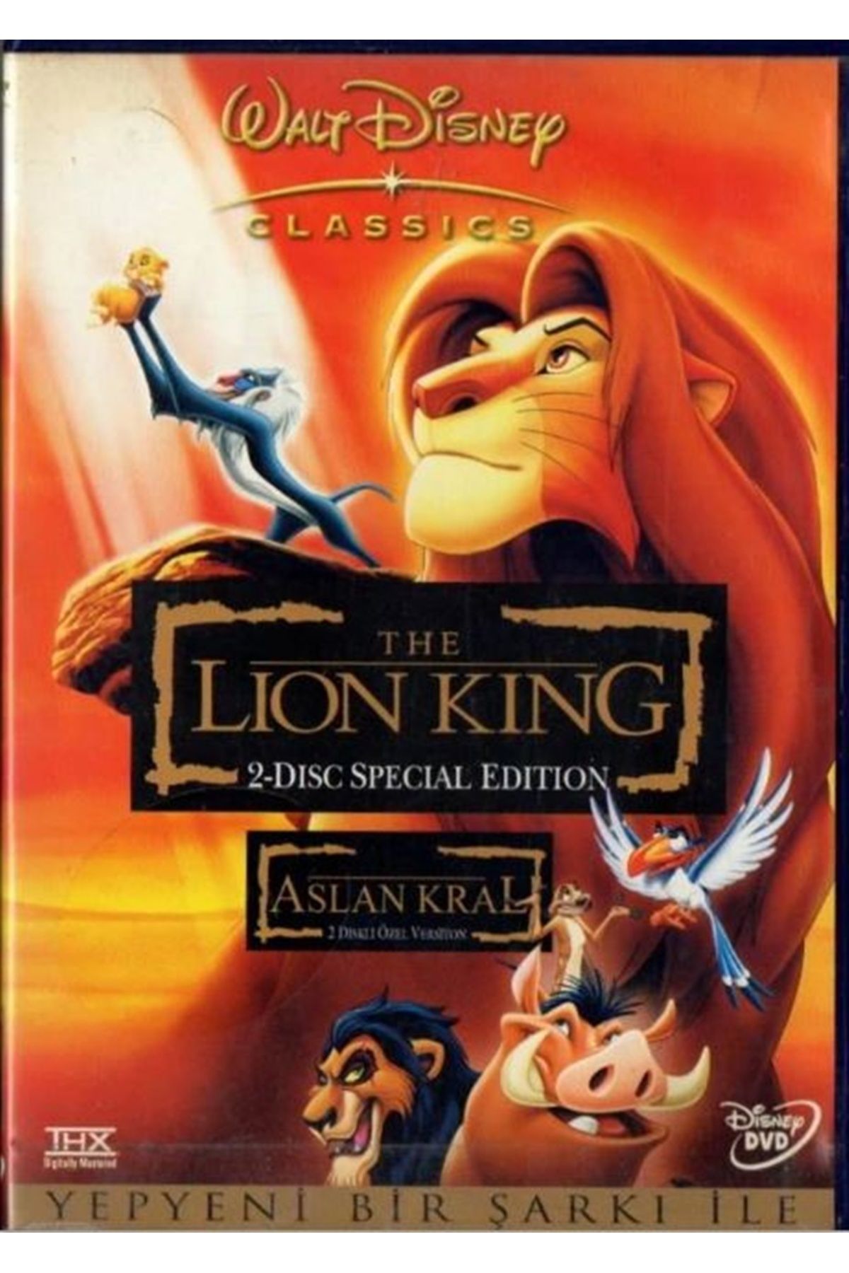 Dönence Film The Lion King - Aslan Kral ( 2 Disk DVD )  Türkçe Dublaj + Altyazı
