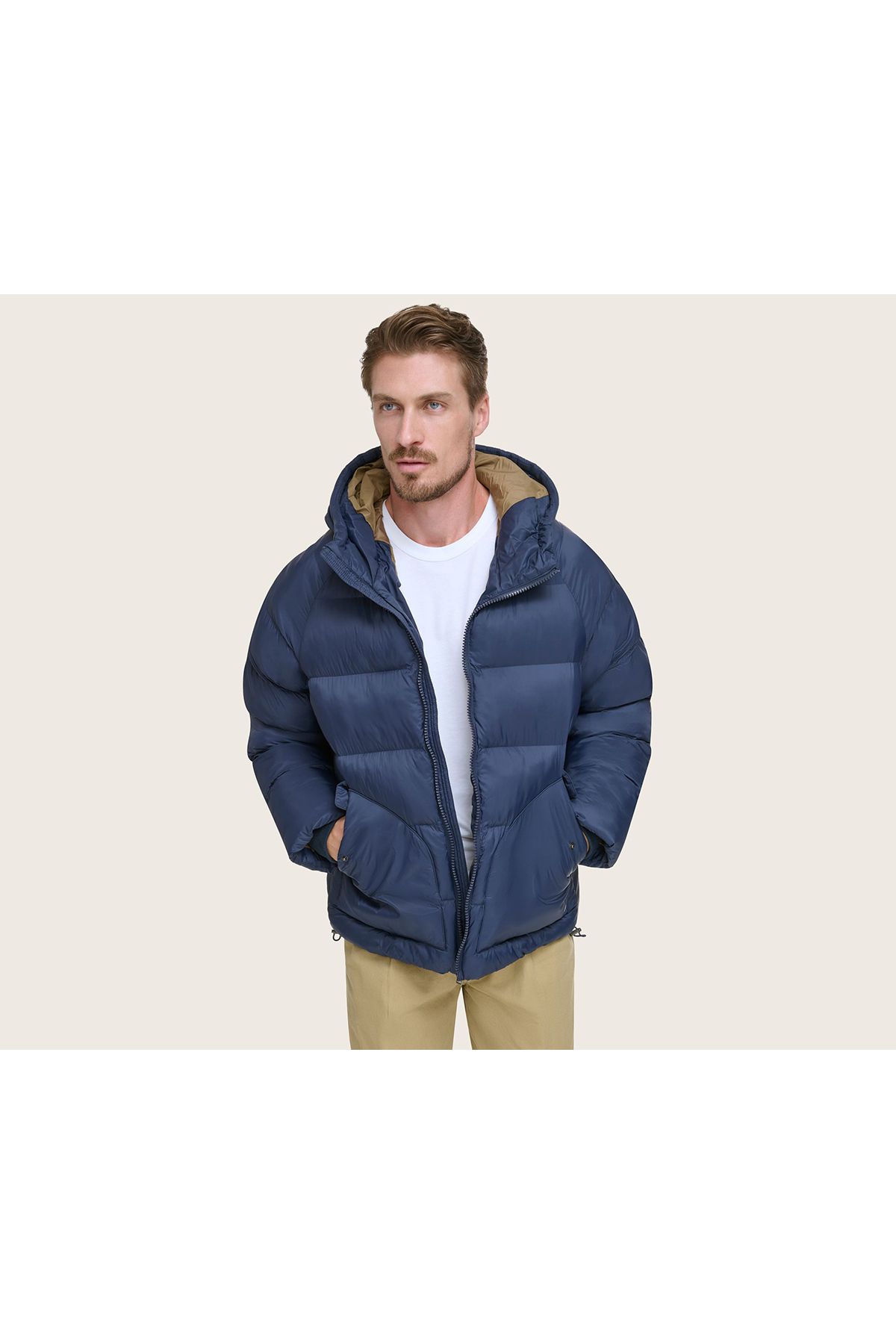 Dockers Recycled Puffer Parka Lacivert Mont