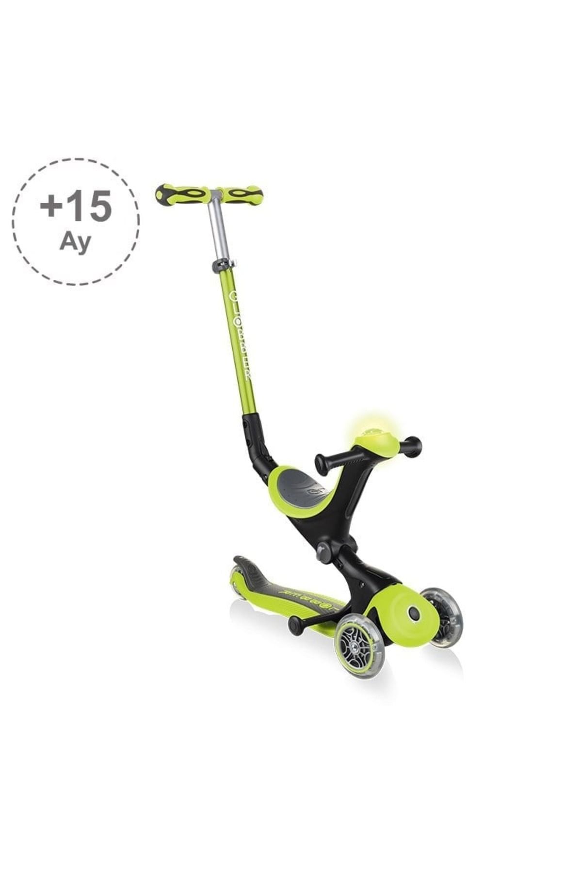 Globber Go Up Deluxe Play Scooter - Yeşil