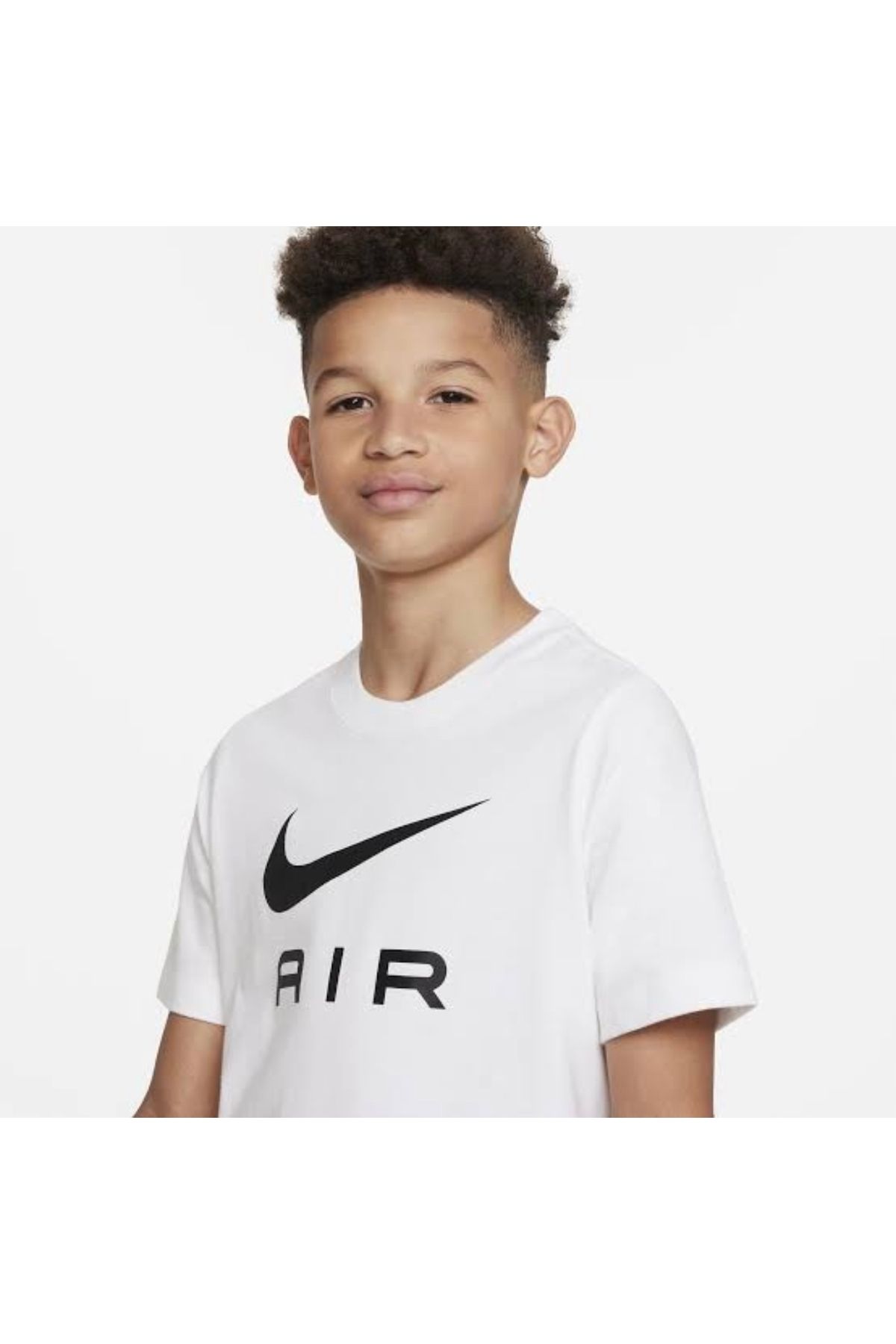 Nike Sportswear Air Short-Sleeve Beyaz Çocuk T-shirt