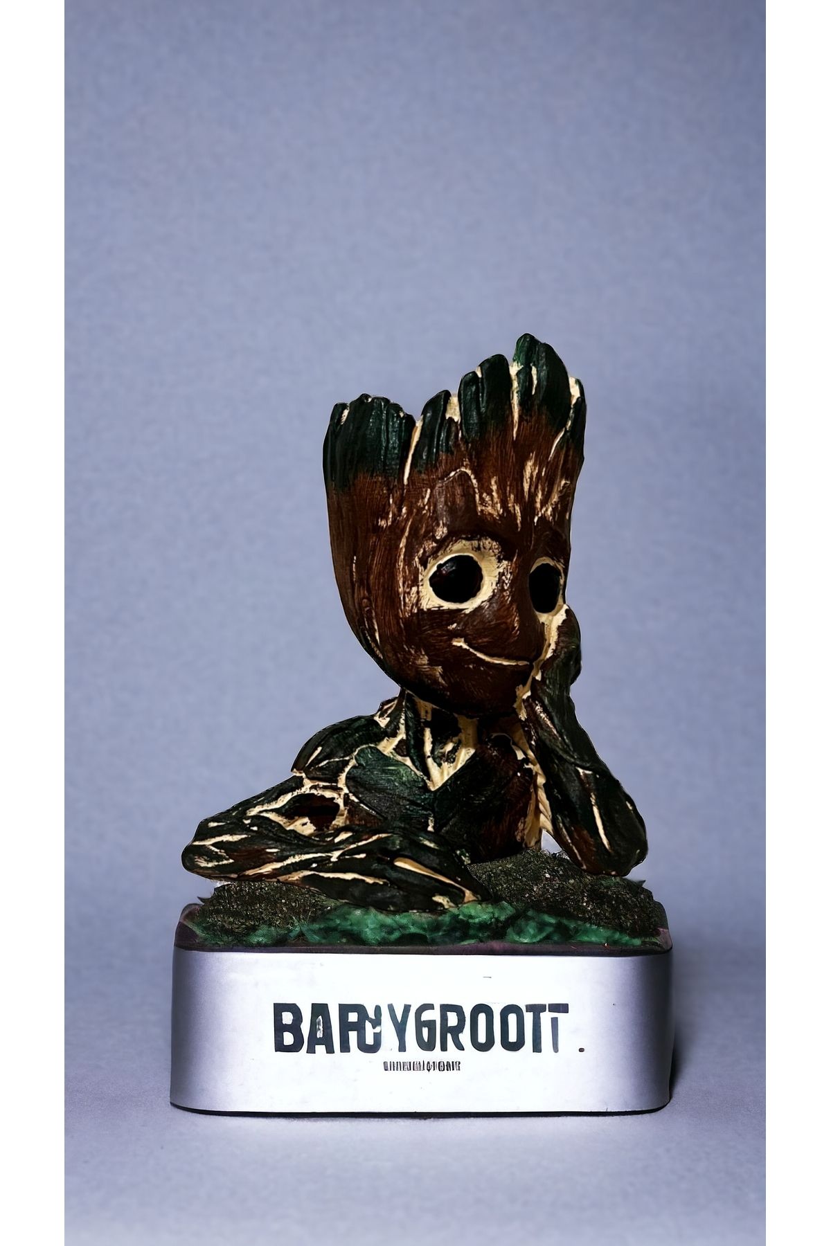 3DBASKILAR Baby Groot Dekoratif Saksı ve Kalemlik