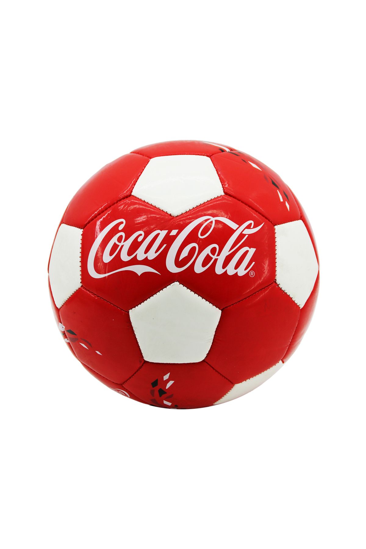 Genel Markalar Futbol Topu Dikişli - Kırmızı Beyaz (4202)