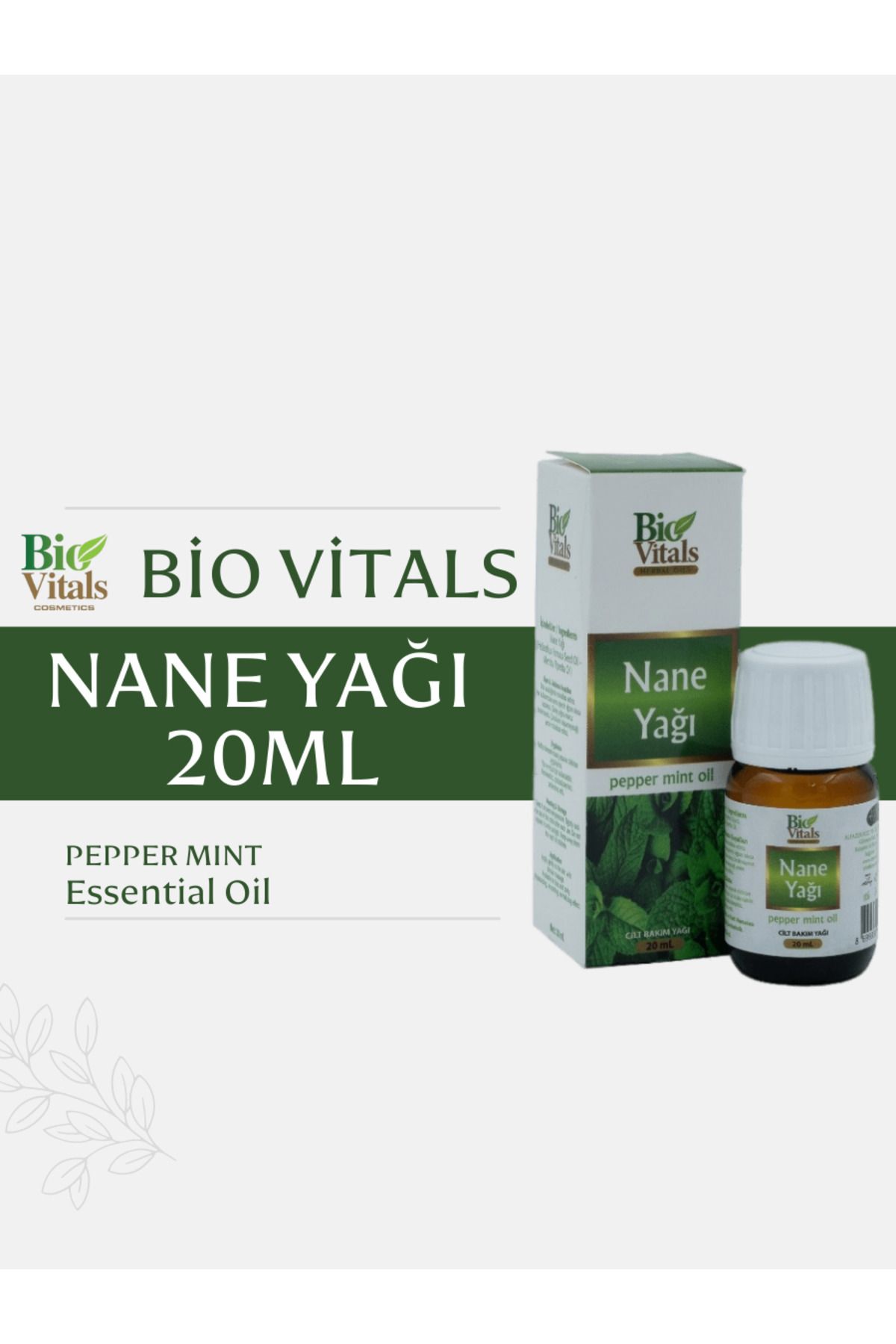 Bio Vitals Nane Yağı 20 ml