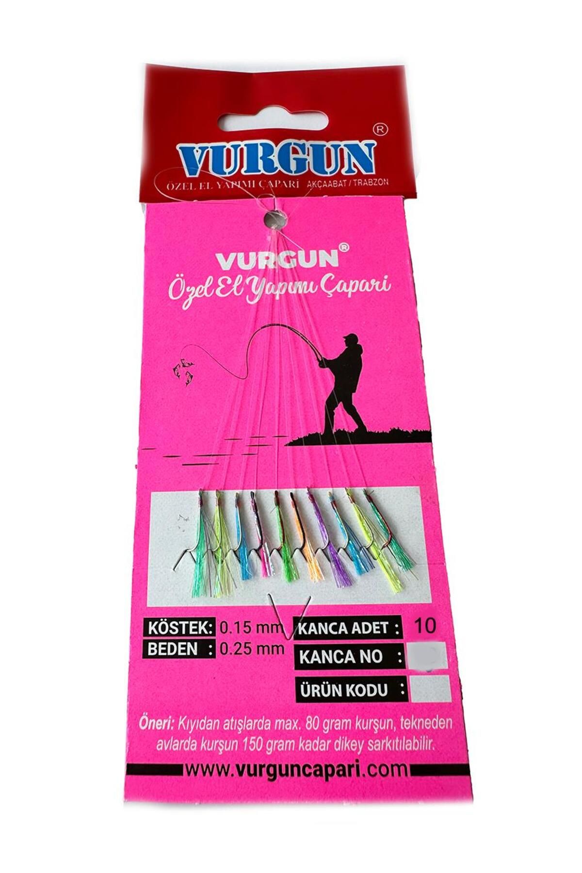 Vurguncapari 80gr Atarlı Çılgın Hayalet İstavrit Çapari UV'li