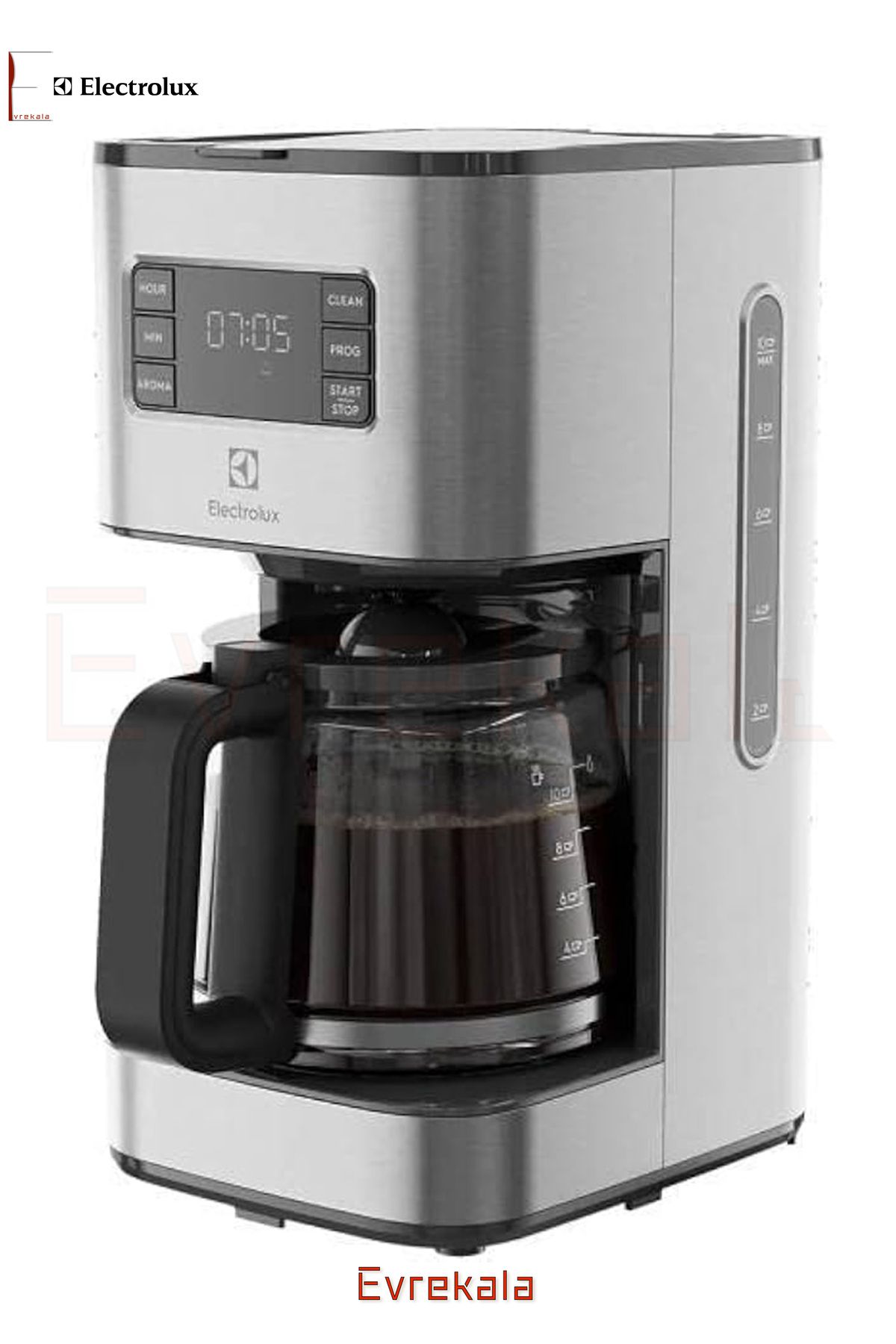 Electrolux Evrekala Shop Filtre Kahve Makinesi Electrolux 5 Zaman Ayarlı Temizlenebilir Filtreli Yeni Seri