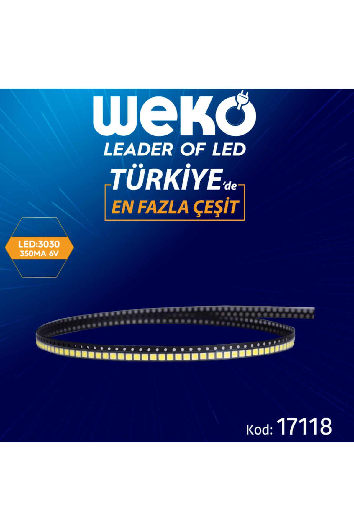 Mulvix Mlvx Ledbar Ledleri 3030 350 Ma 6V (Büyük Eksi Küçük Arti) Mlv  Blsm